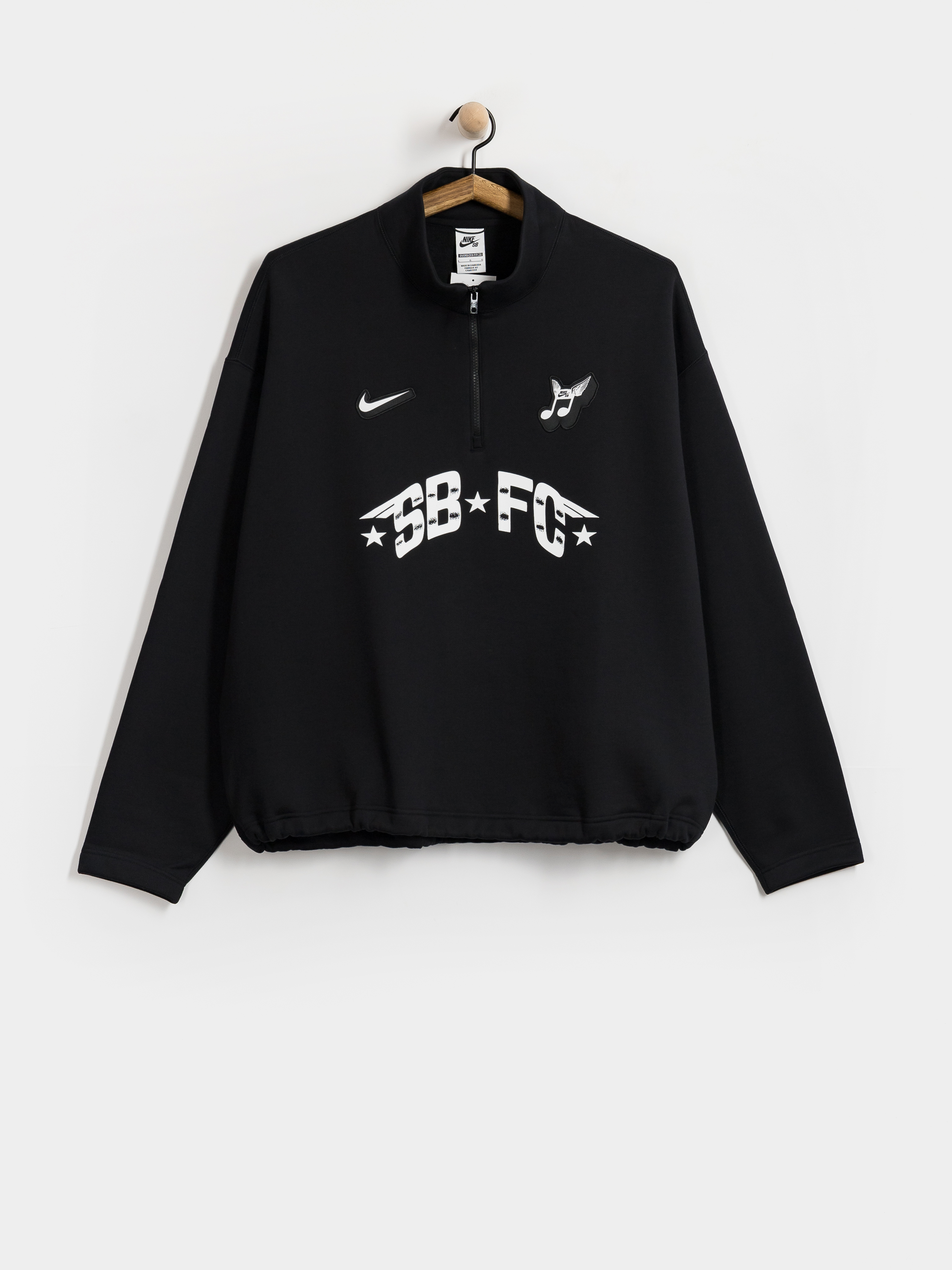 Mikina Nike SB Half Zip Crew BB (black)