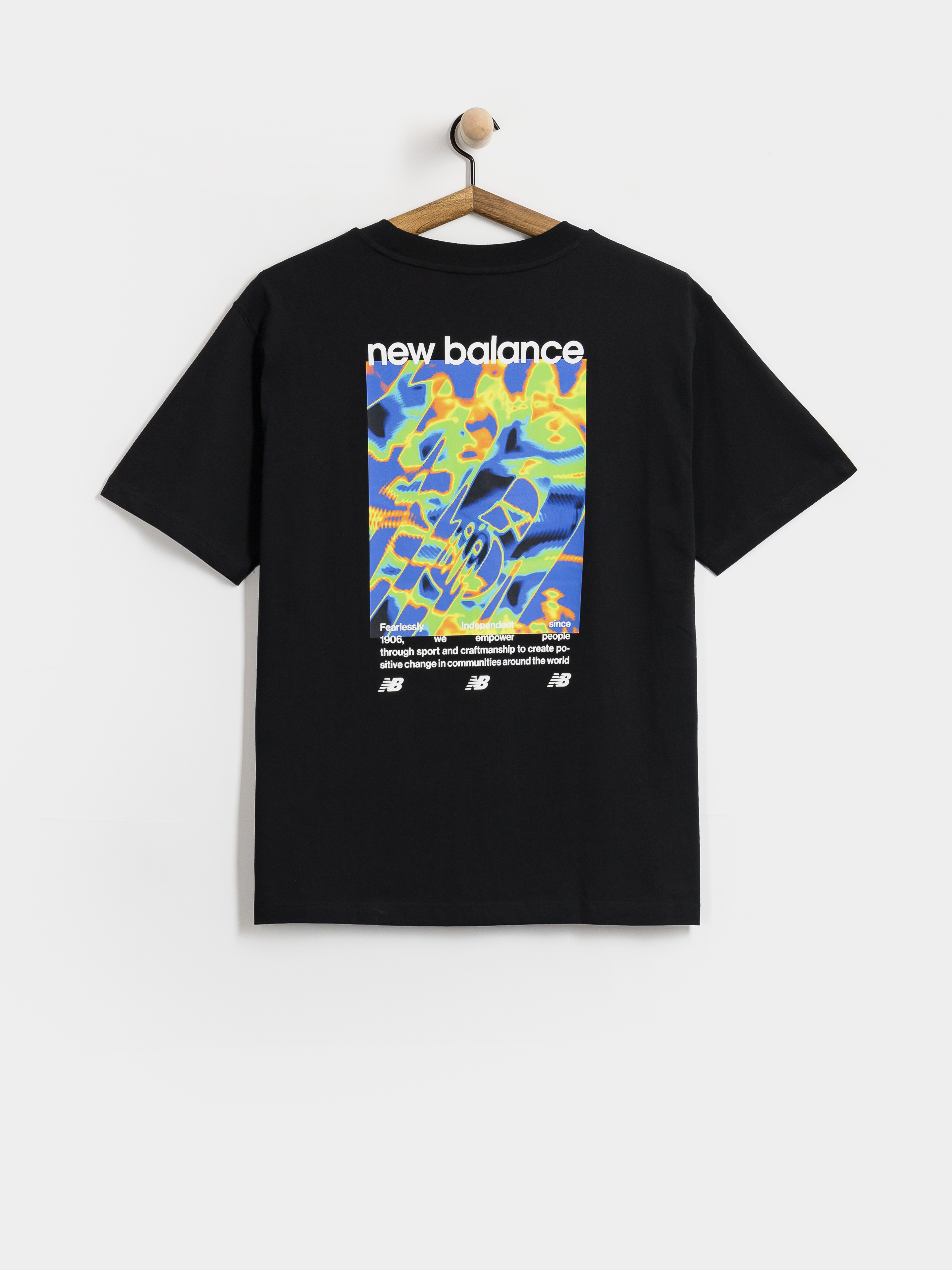 Tričko New Balance Heat Map Forward Thinker (black)