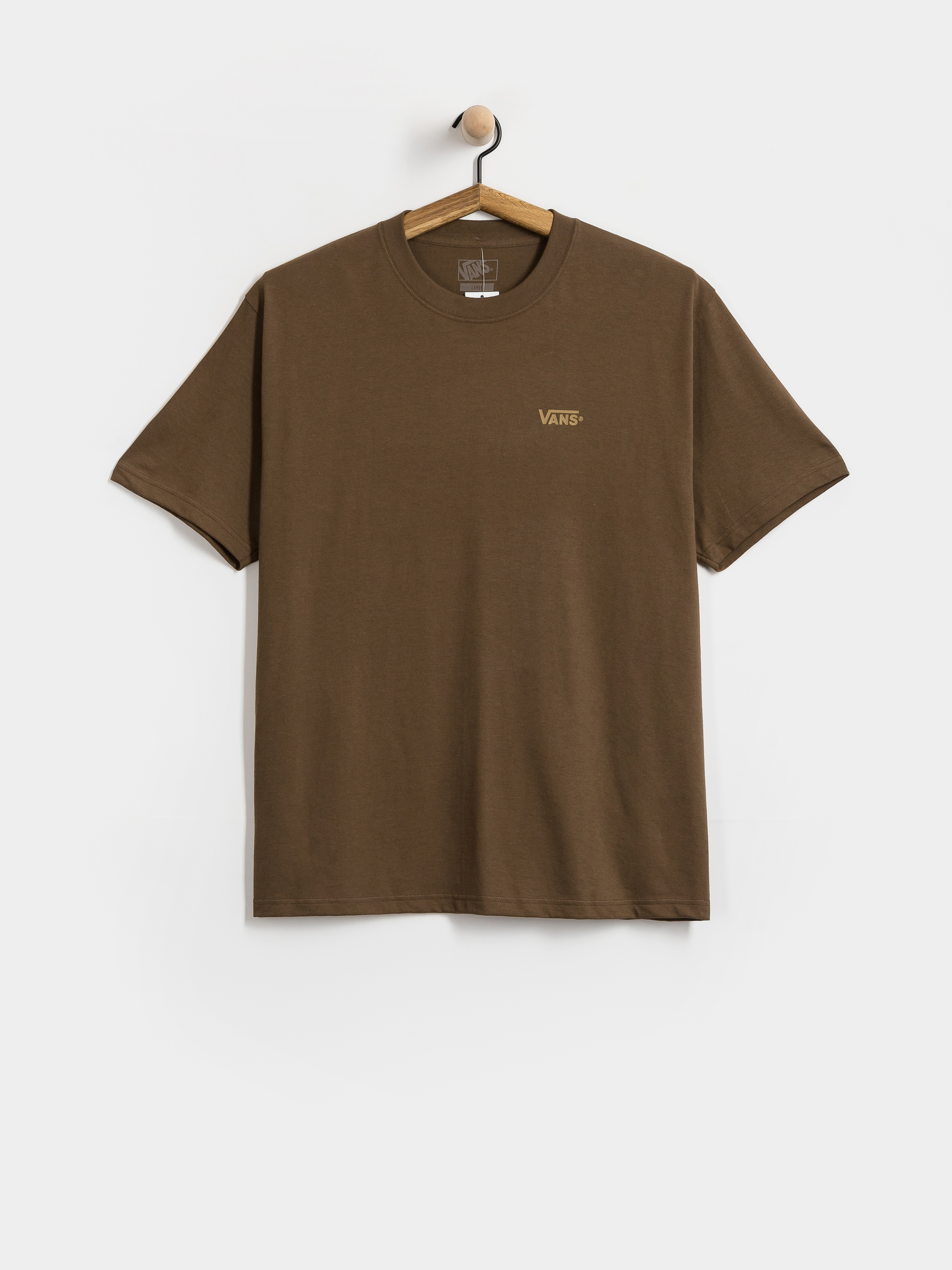 Tričko Vans New Left Chest (vintage cocoa)