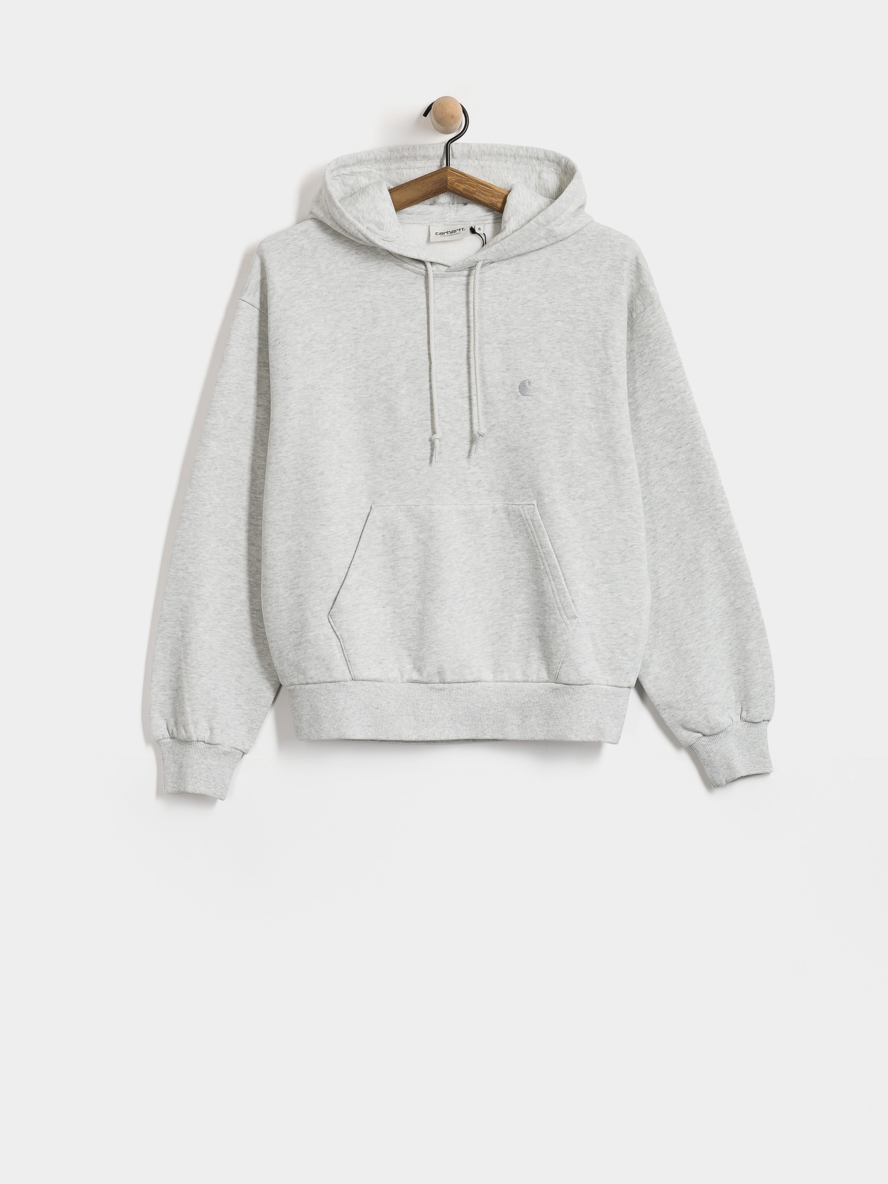 Mikina s kapucu0148ou Carhartt WIP Casey HD Wmn (ash heather/silver)