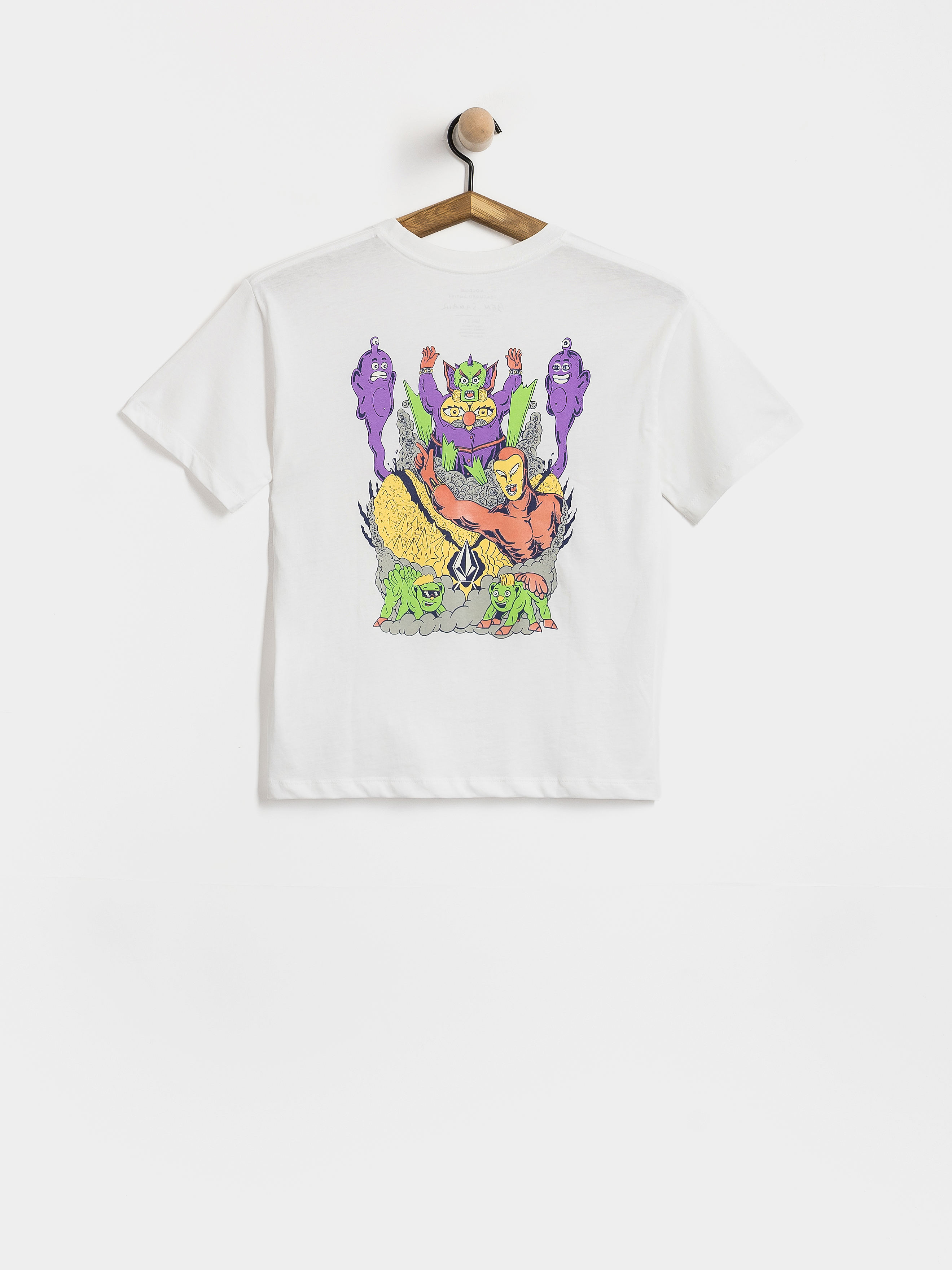 Tričko Volcom Fa Ben Sanaire 2 JR (white)