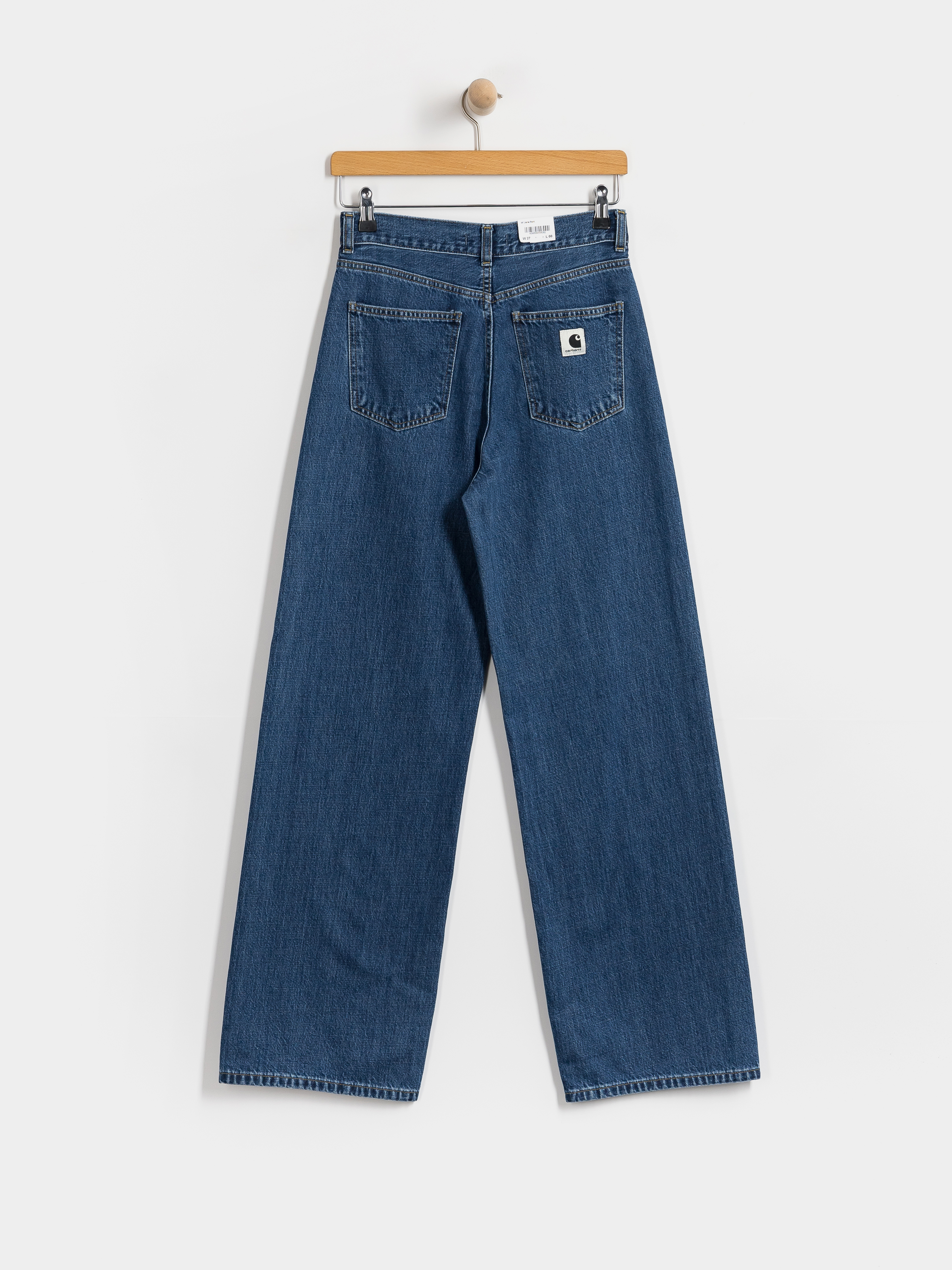 Nohavice Carhartt WIP Jane Wmn (blue/heavy stone wash)