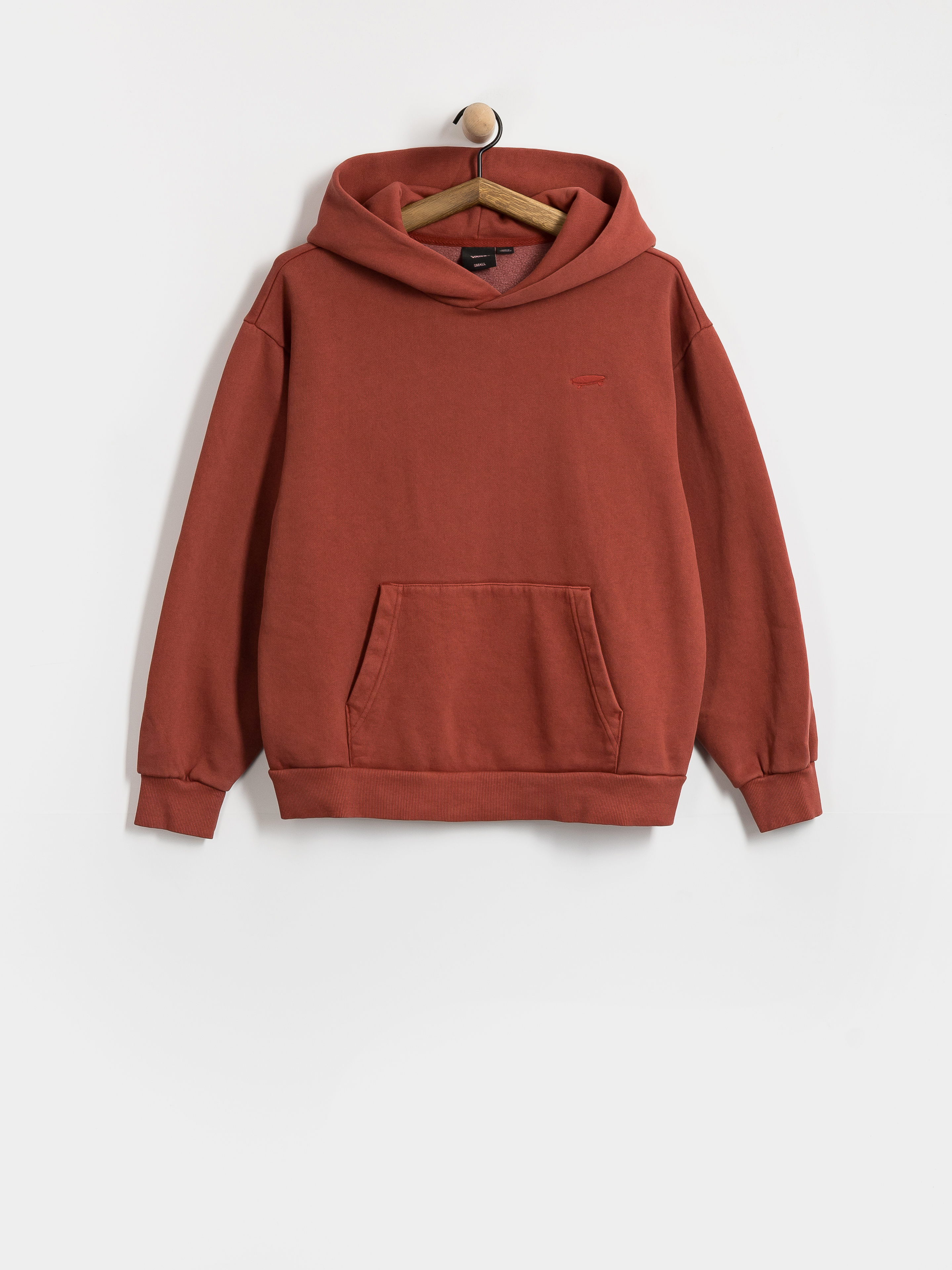 Mikina s kapucňou Vans Salton Washed HD Wmn (poppy ember)