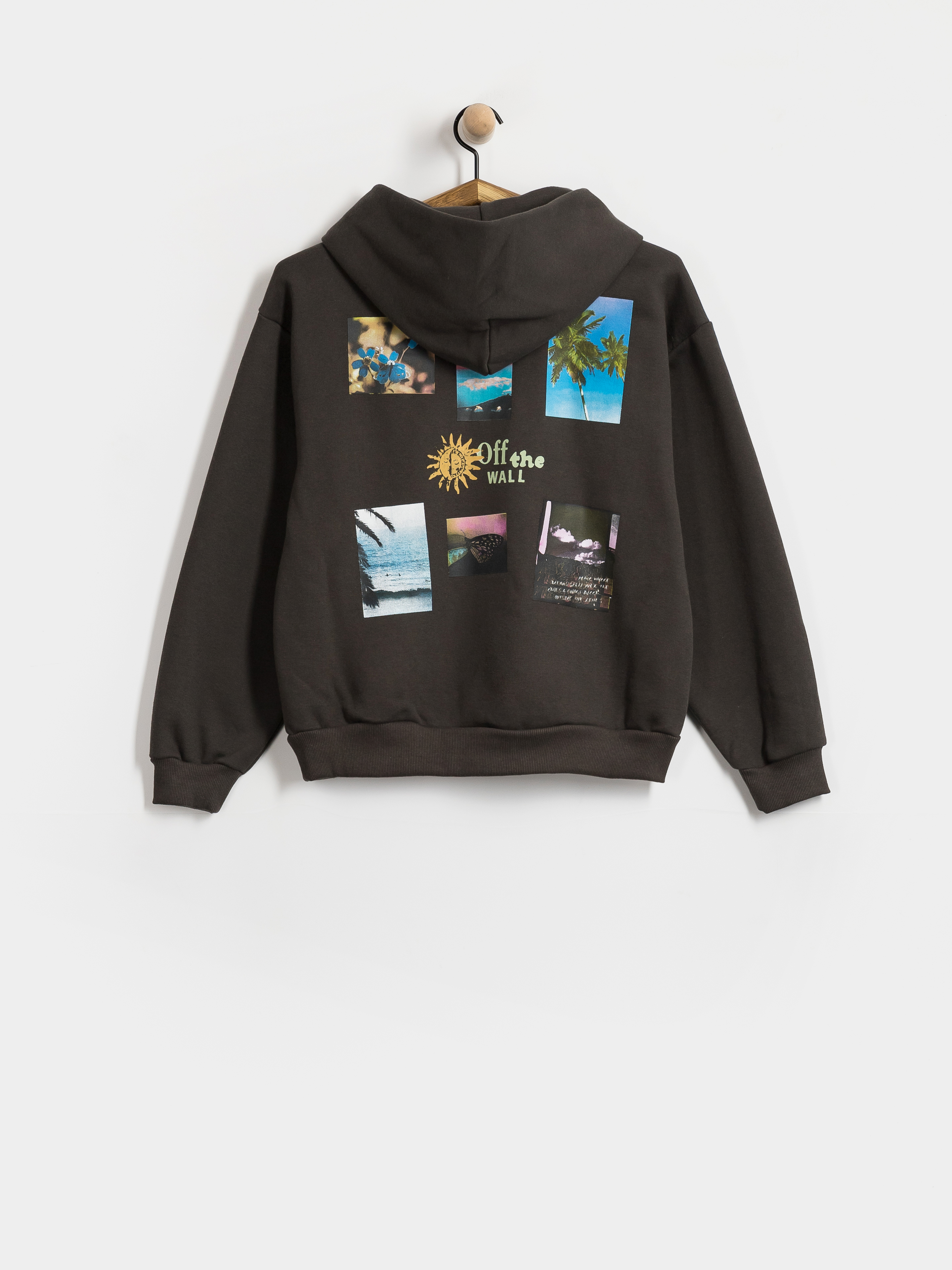 Mikina s kapucňou Vans Dreams Spill HD Wmn (faded black)