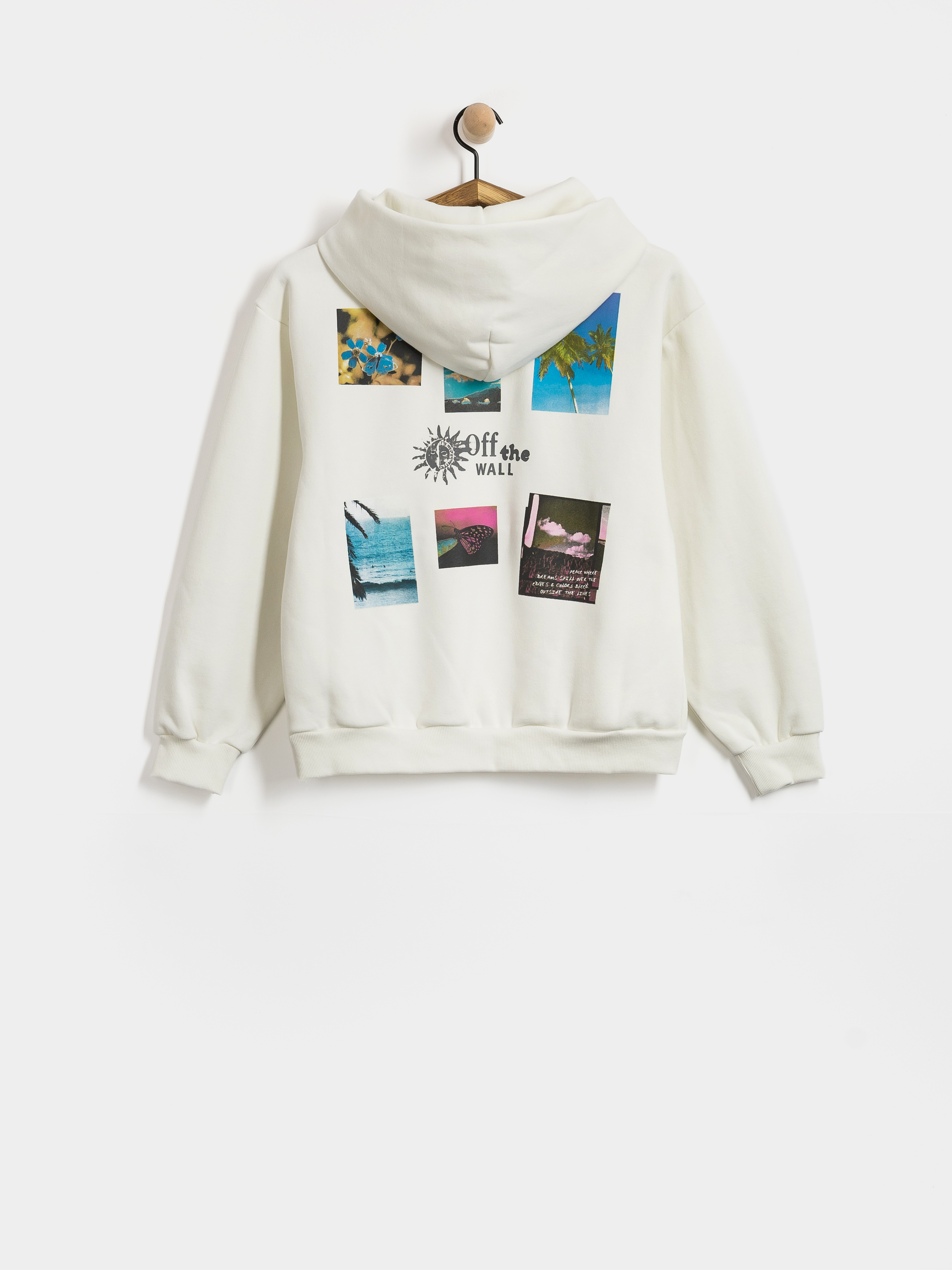 Mikina s kapucňou Vans Dreams Spill HD Wmn (marshmallow)