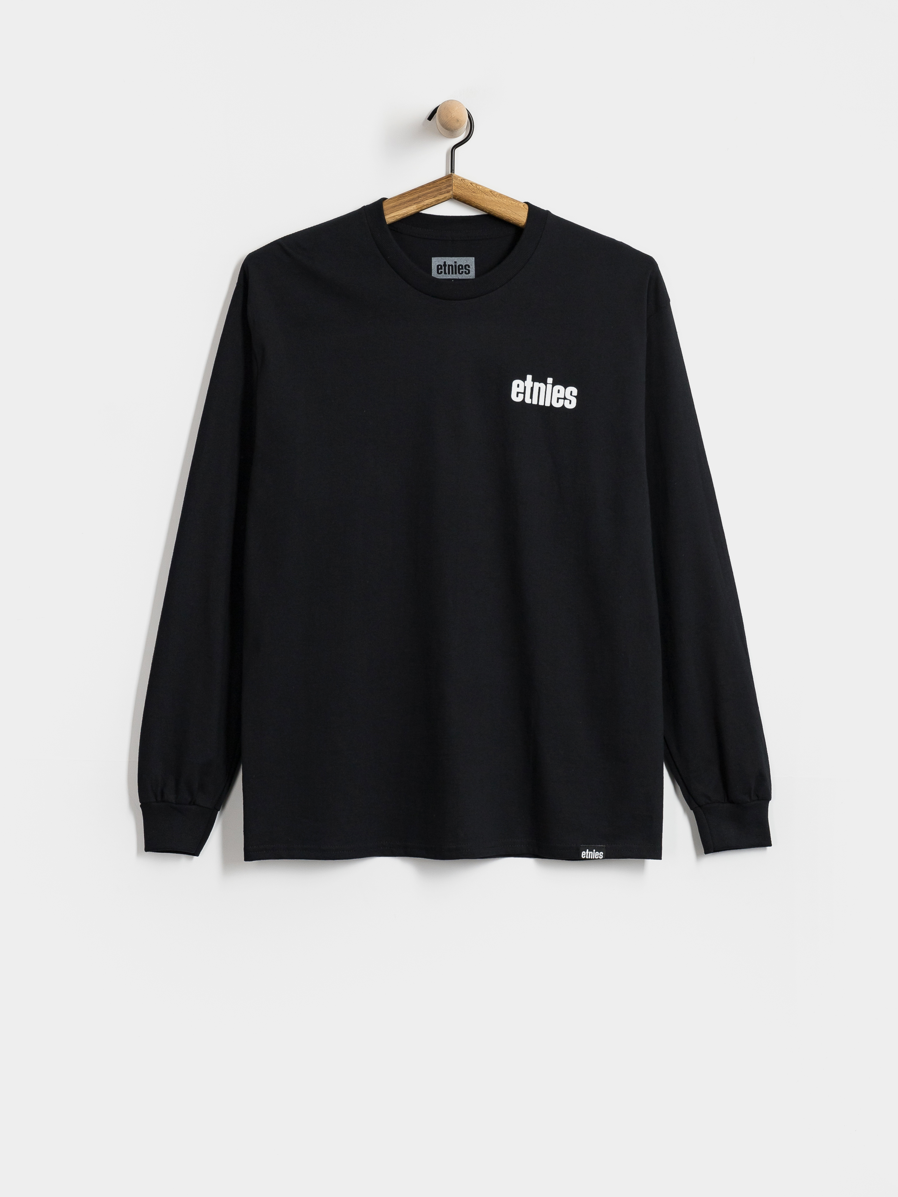 Triko Etnies Wordmark (black/white)