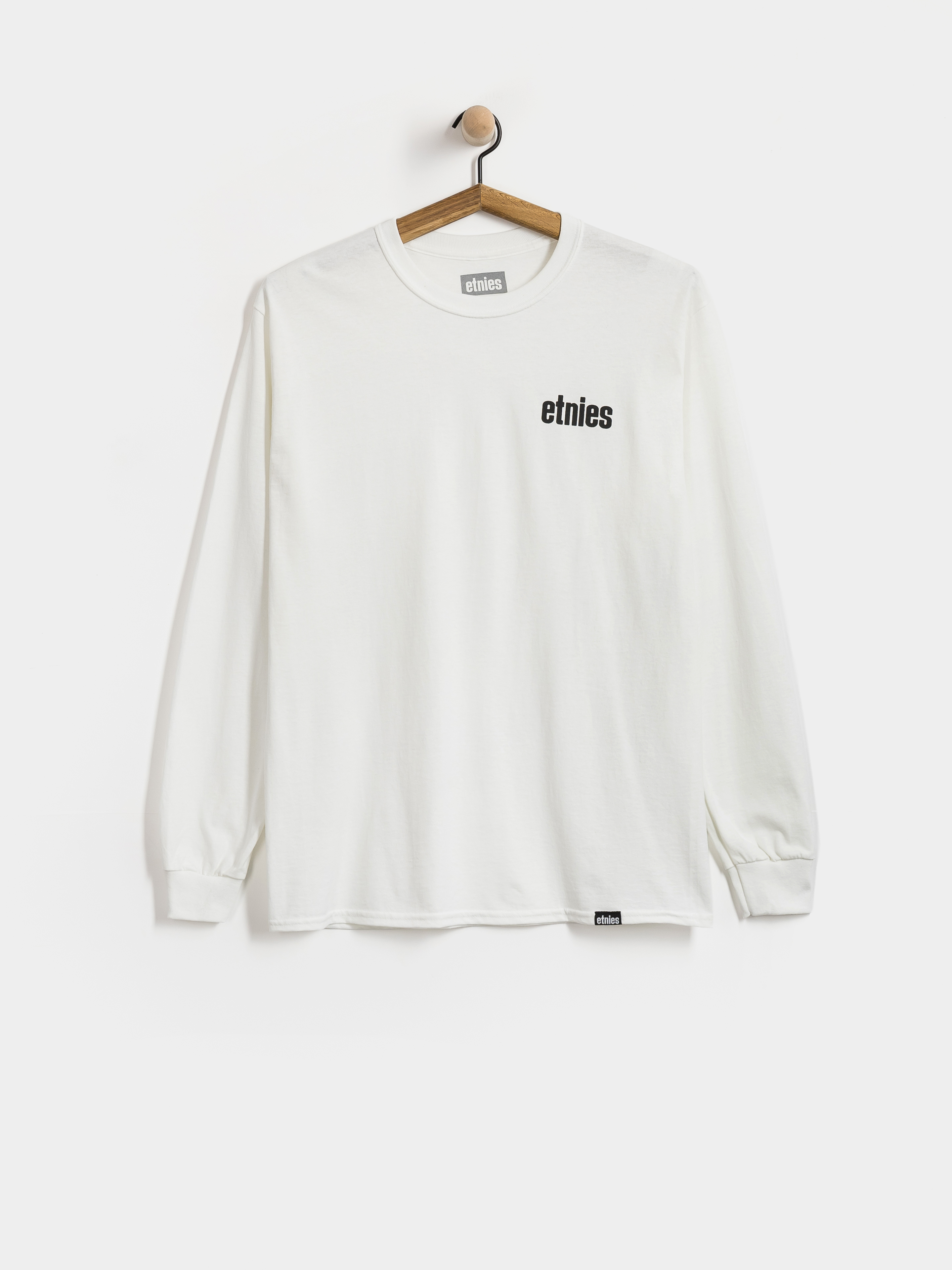 Triko Etnies Wordmark (white/black)
