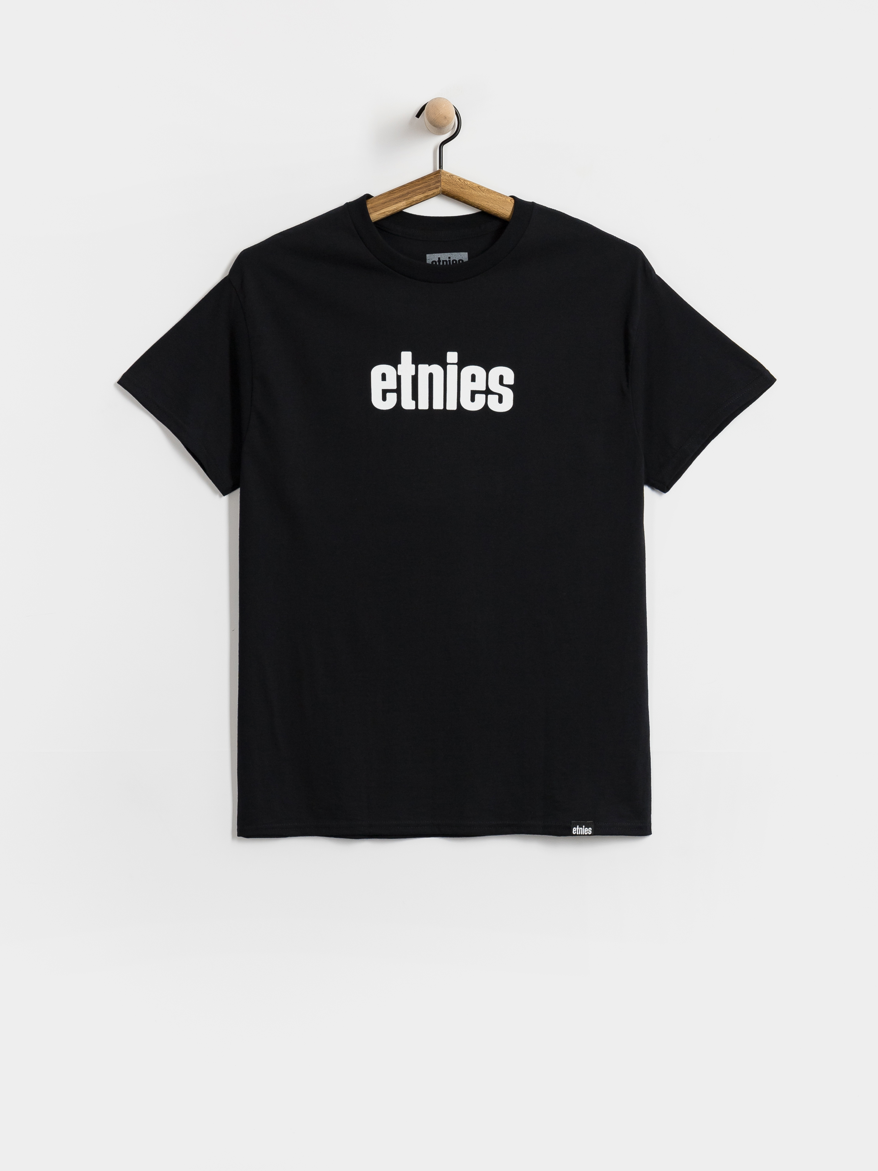 Tričko Etnies Wordmark (black/white)