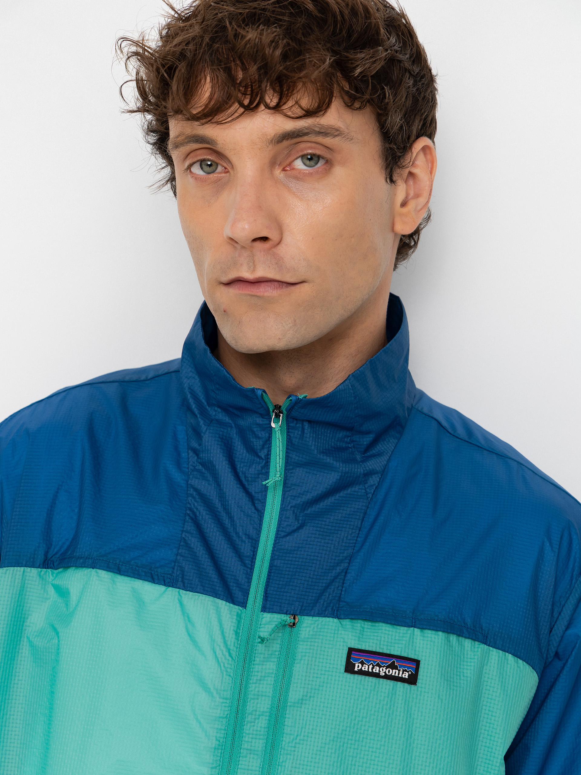 Bunda Patagonia Houdini Stash 1/2 Zip (aqua stone)
