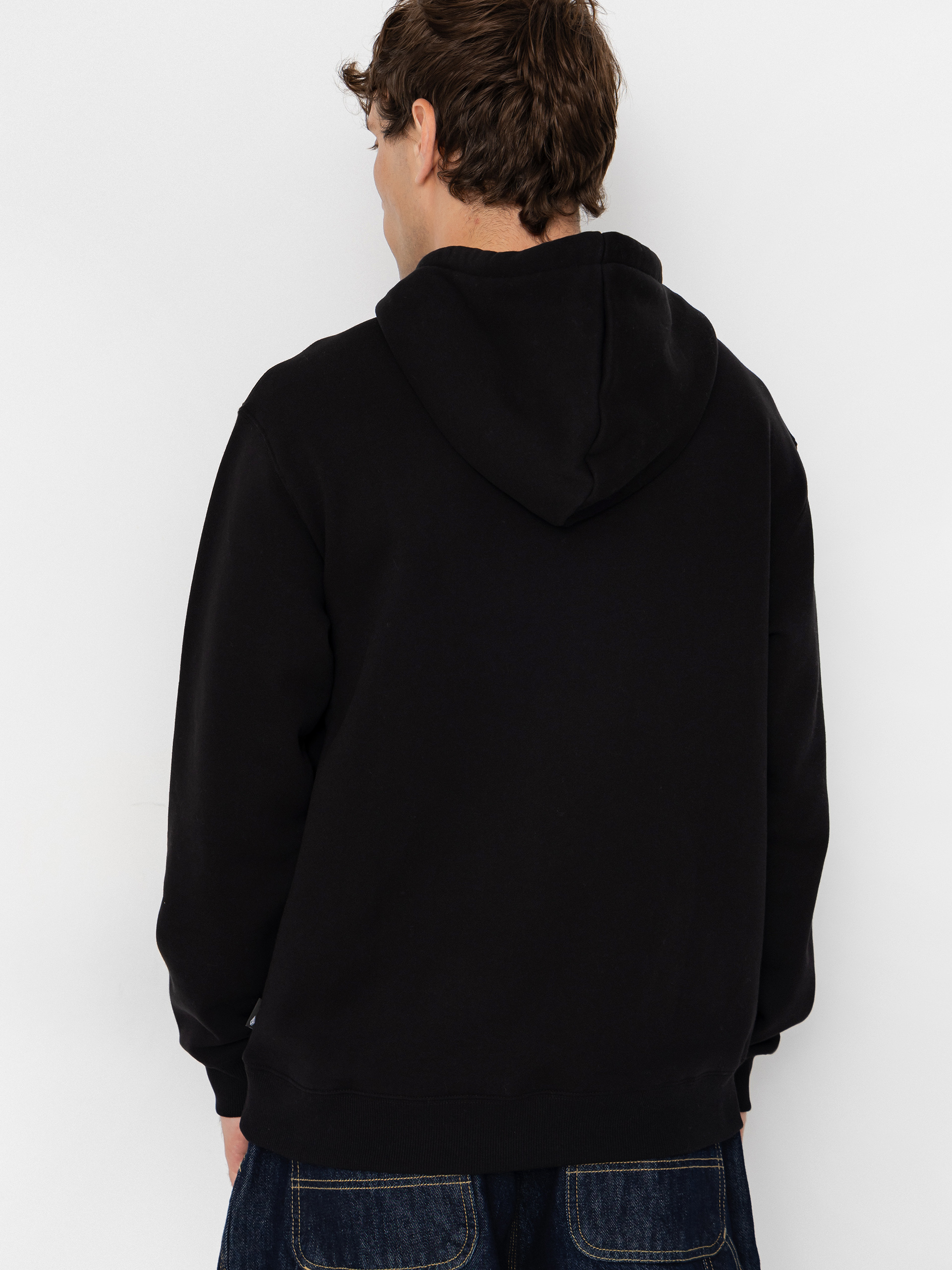 Mikina s kapucňou Volcom Watanite HD (black)