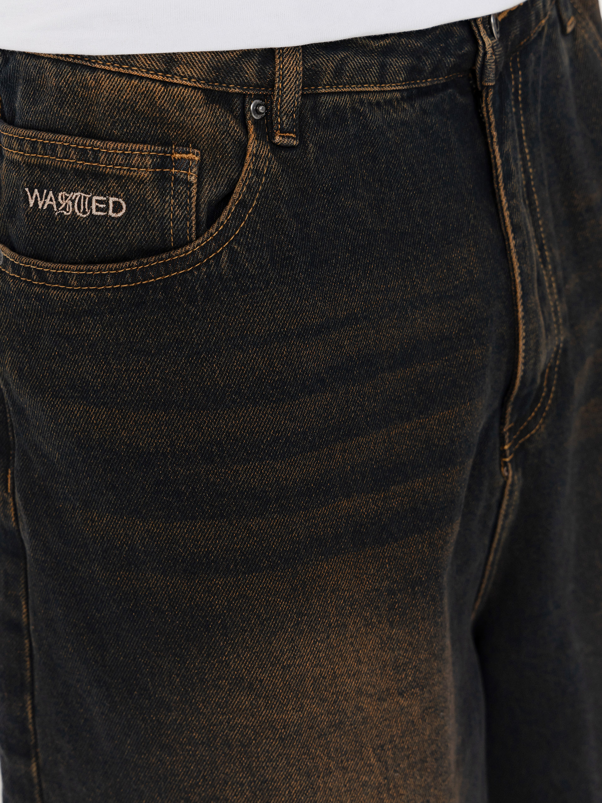Kraťasy Wasted Paris Faded Casper (faded brown)