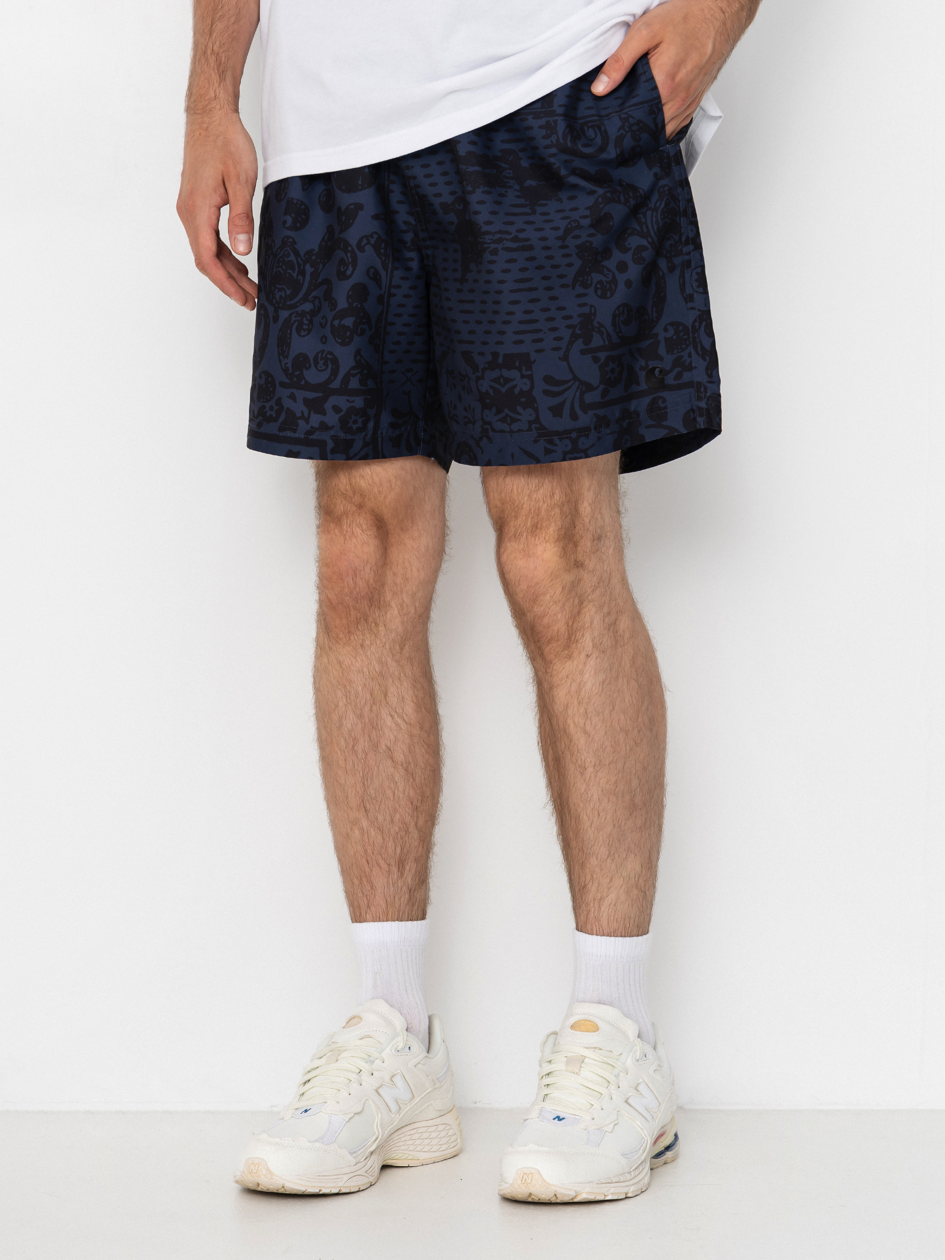 Kraťasy Carhartt WIP Slater Swim (vestige/blue)