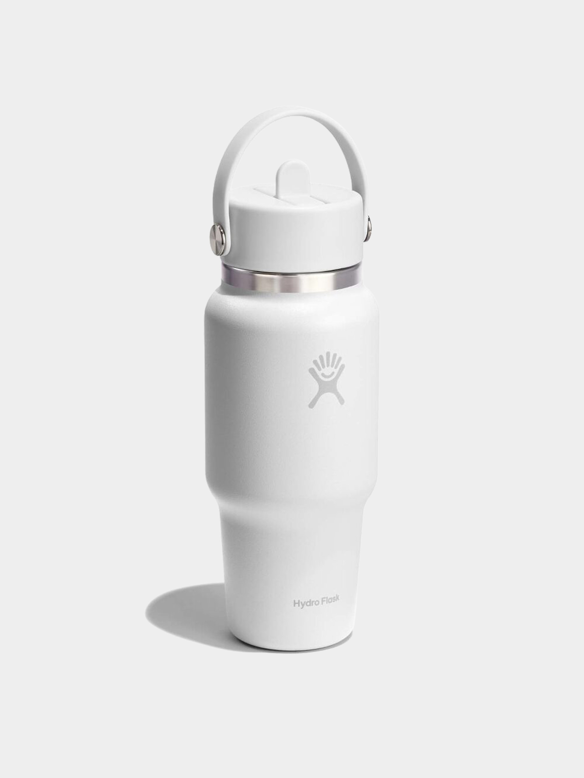Fľaša Hydro Flask Wide Flex Straw Travel 710ml (white)