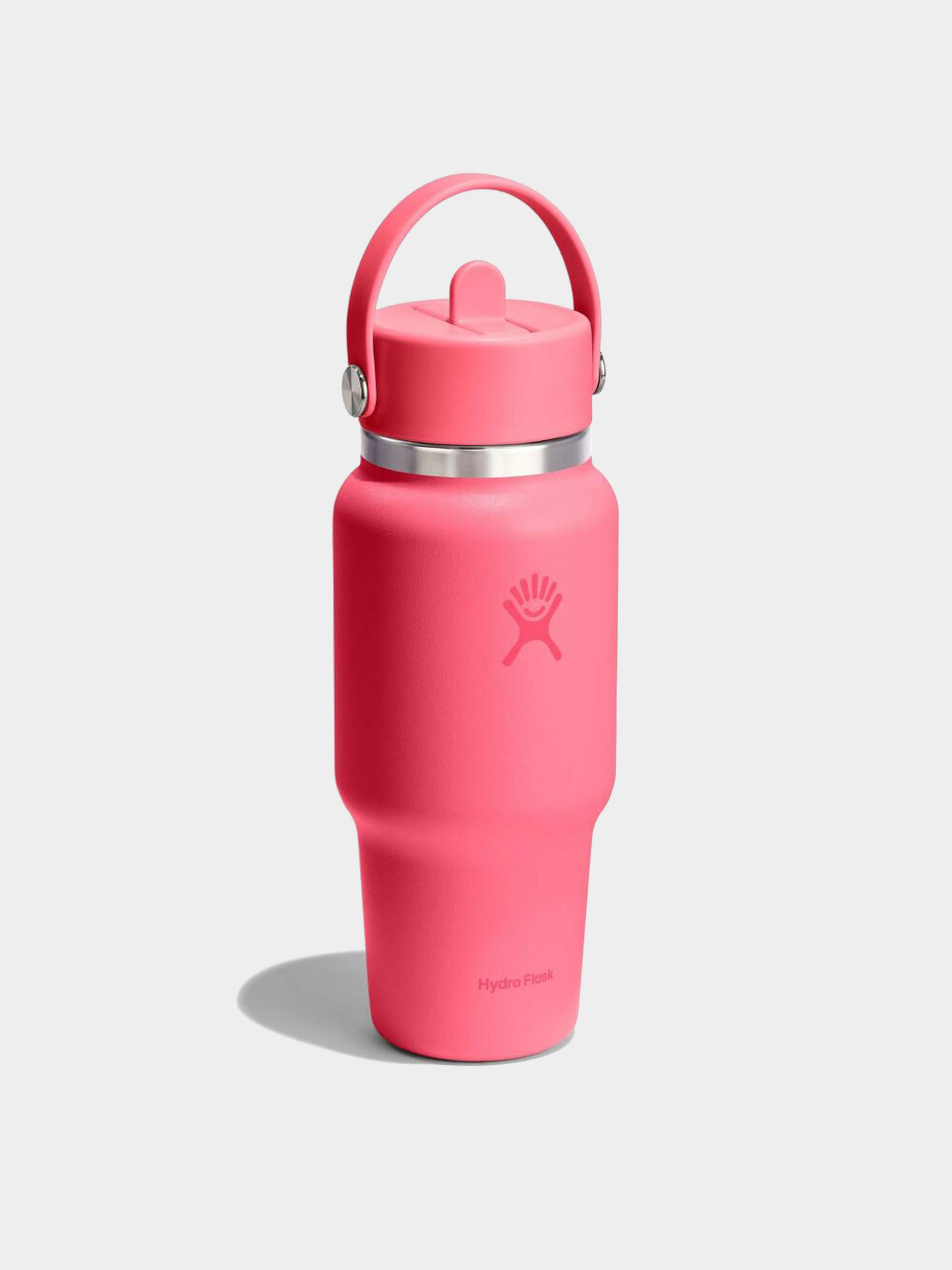 Fľaša Hydro Flask Wide Flex Straw Travel 710ml (popstar pink)