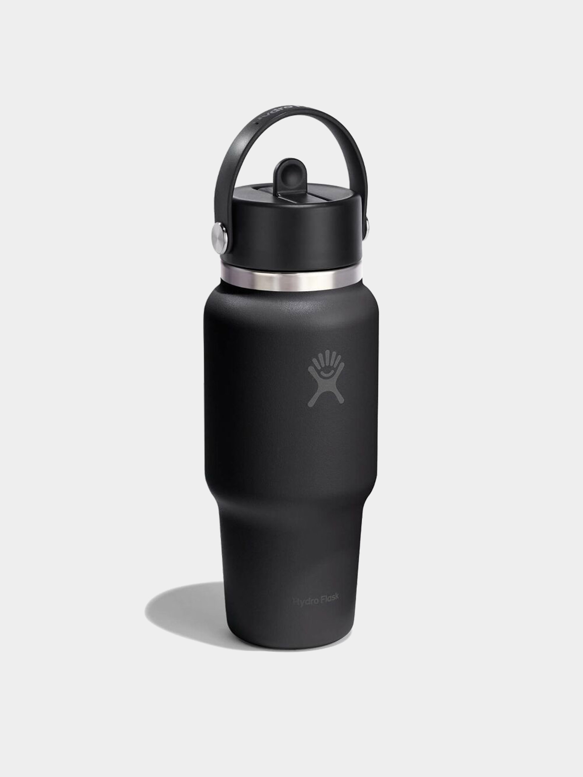 Fľaša Hydro Flask Wide Flex Straw Travel 710ml (black)