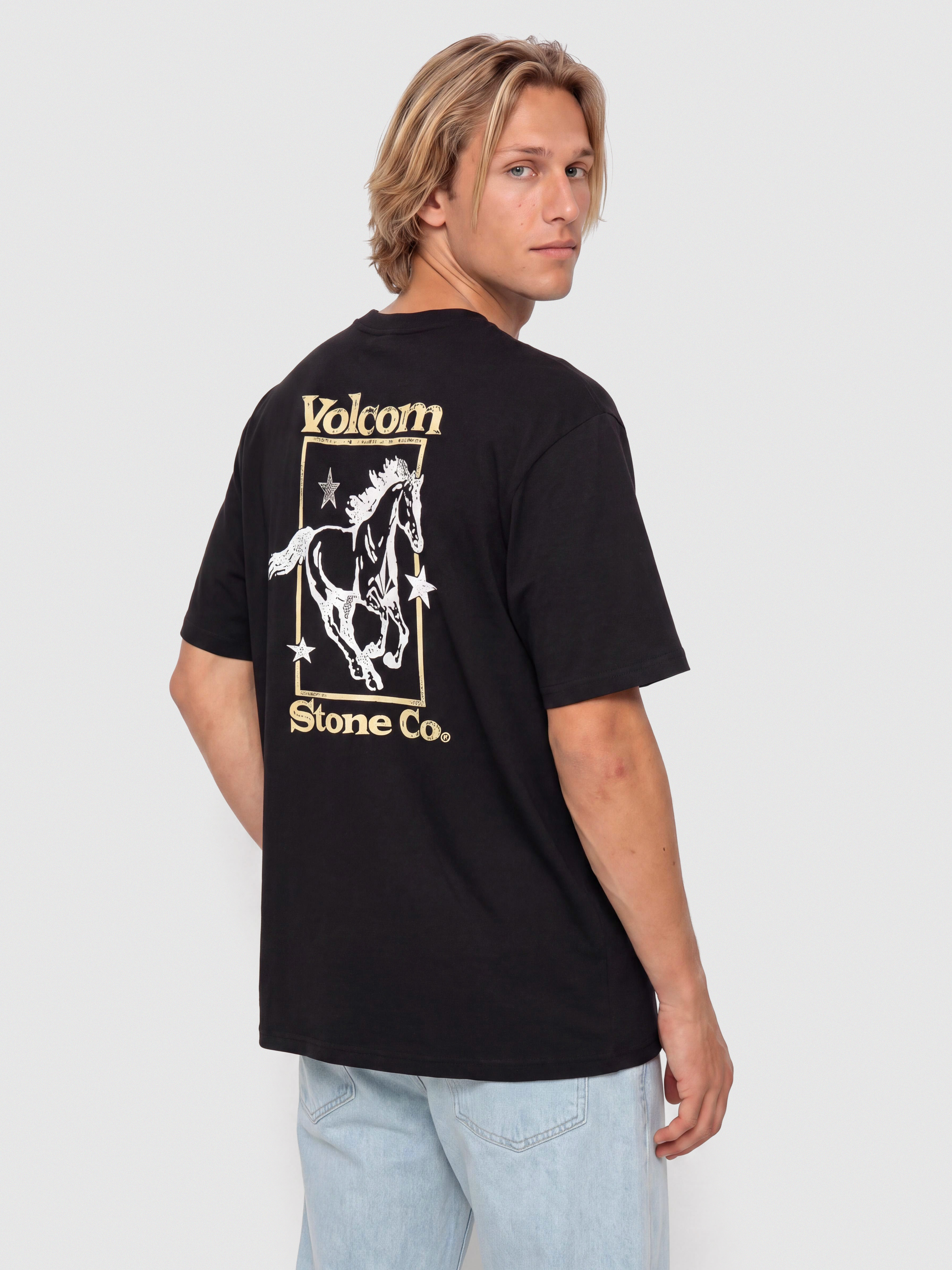 Tričko Volcom Giddyup (black)