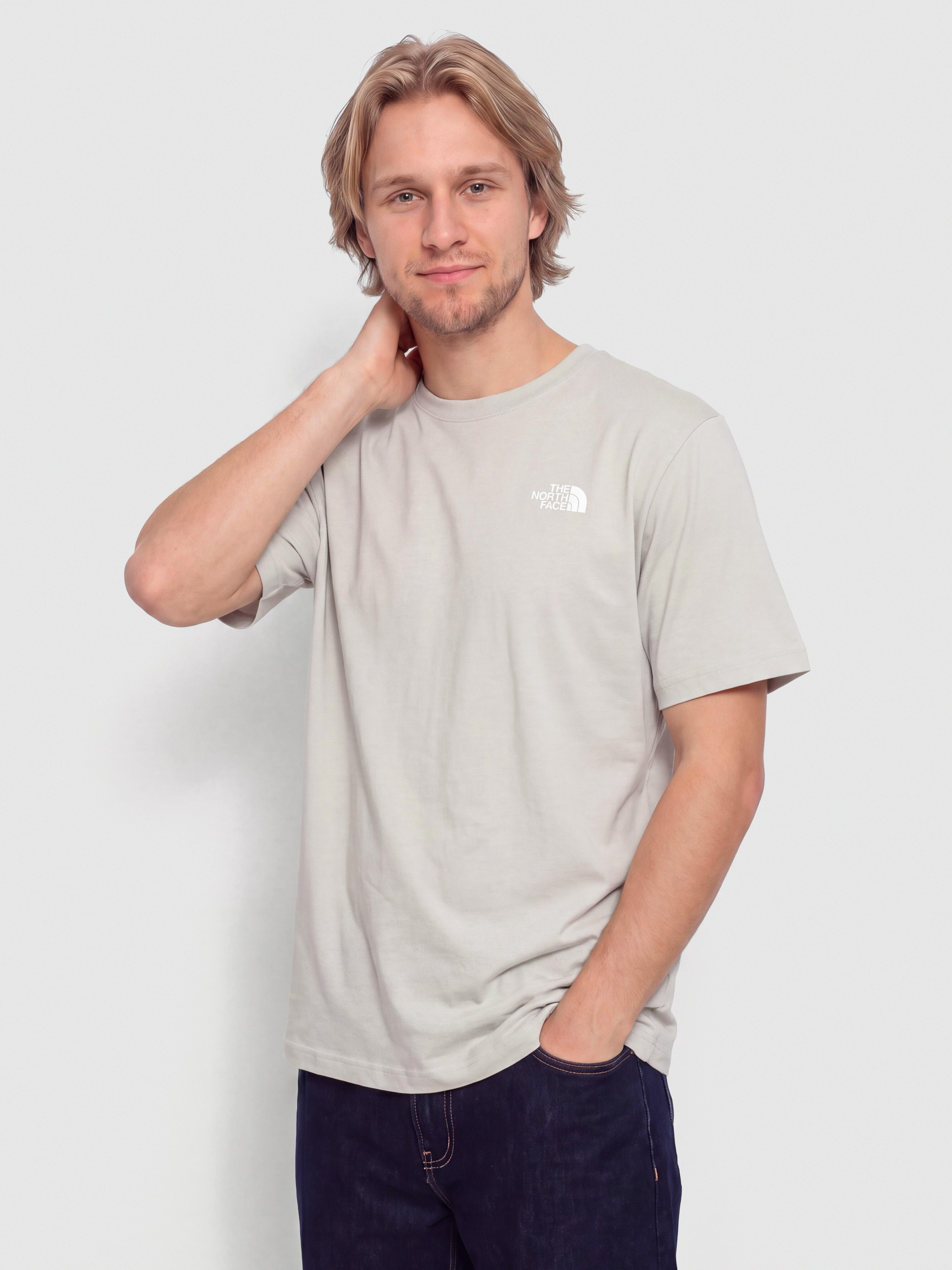 Tričko The North Face Evolution Box Nse (cumulus cloud)