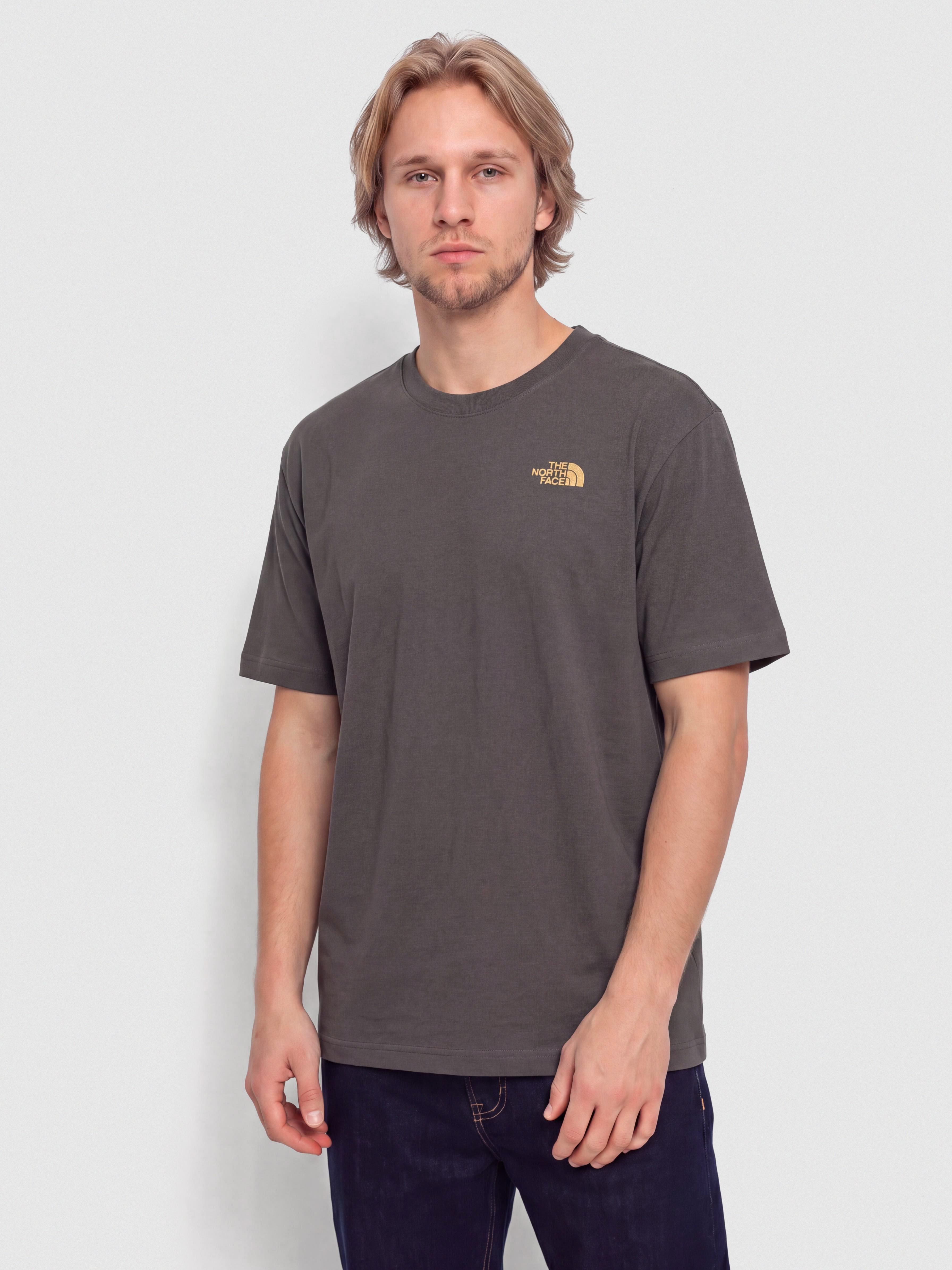 Tričko The North Face Stone Logo Relaxed (anthracite grey)