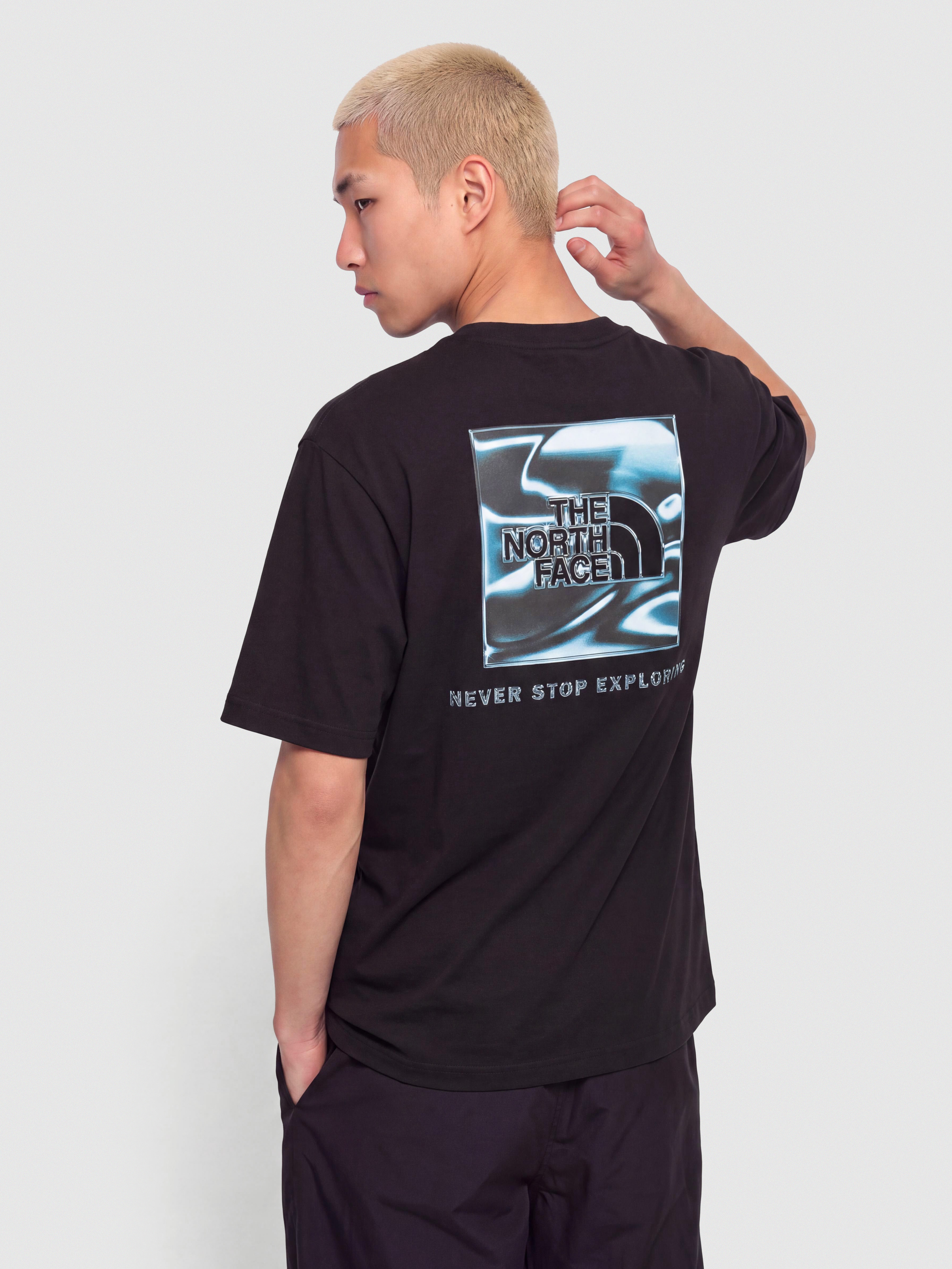 Tričko The North Face Liquid Box Nse Oversize