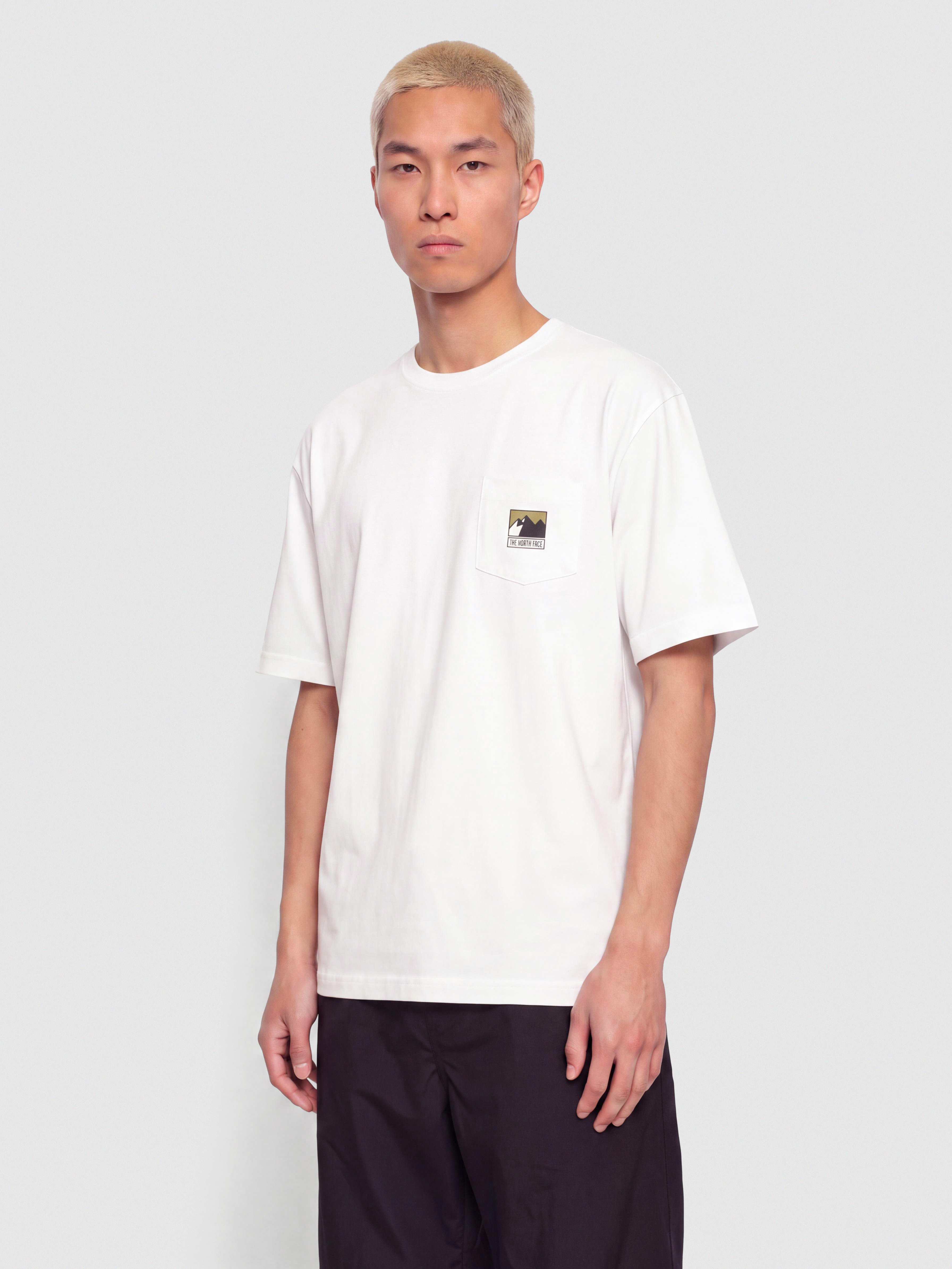 Tričko The North Face Mountain Logo Relaxed (tnf white)