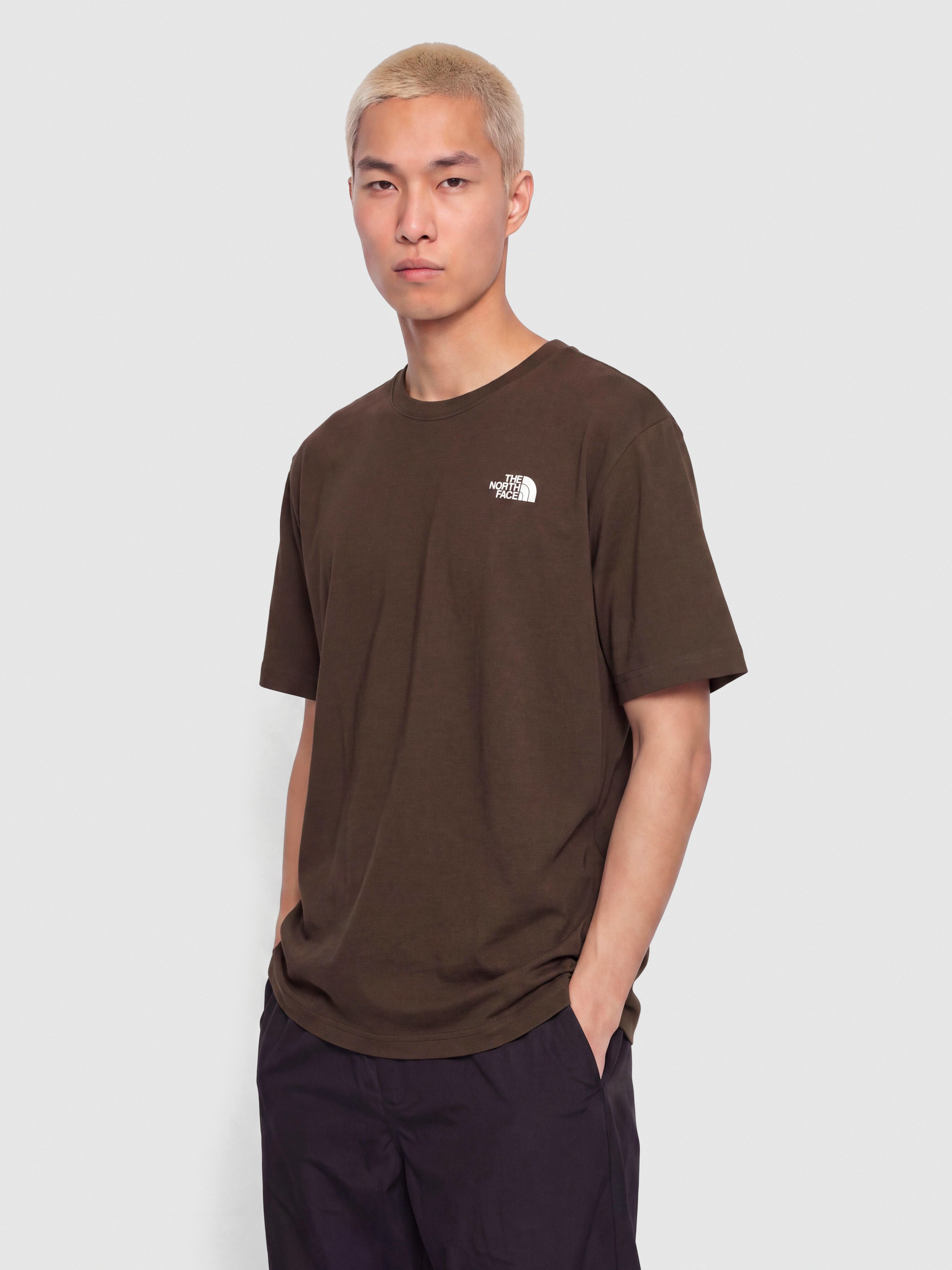 Tričko The North Face Evolution Simple Dome (dark chestnut)