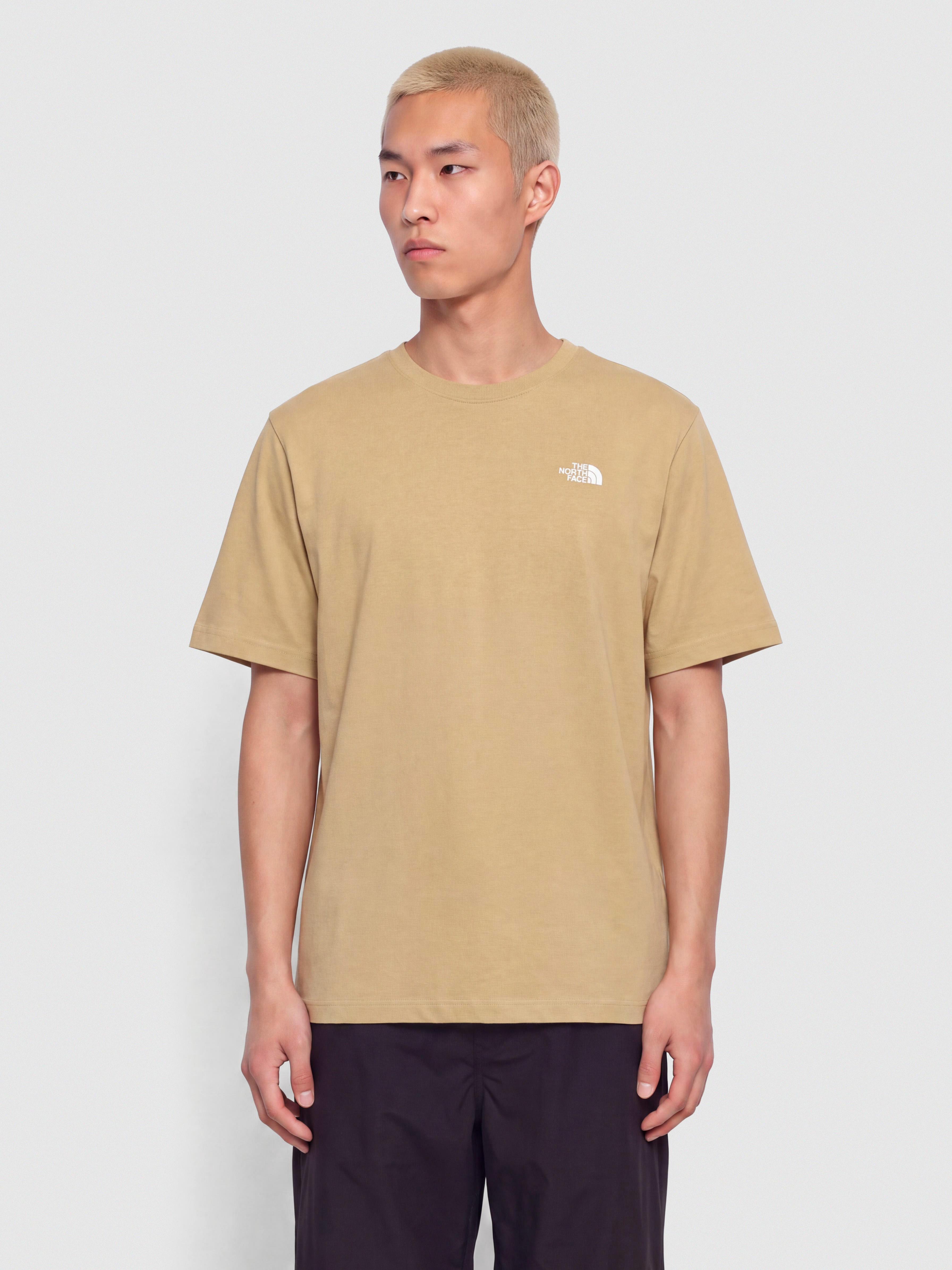 Tričko The North Face Evolution Simple Dome (khaki stone)