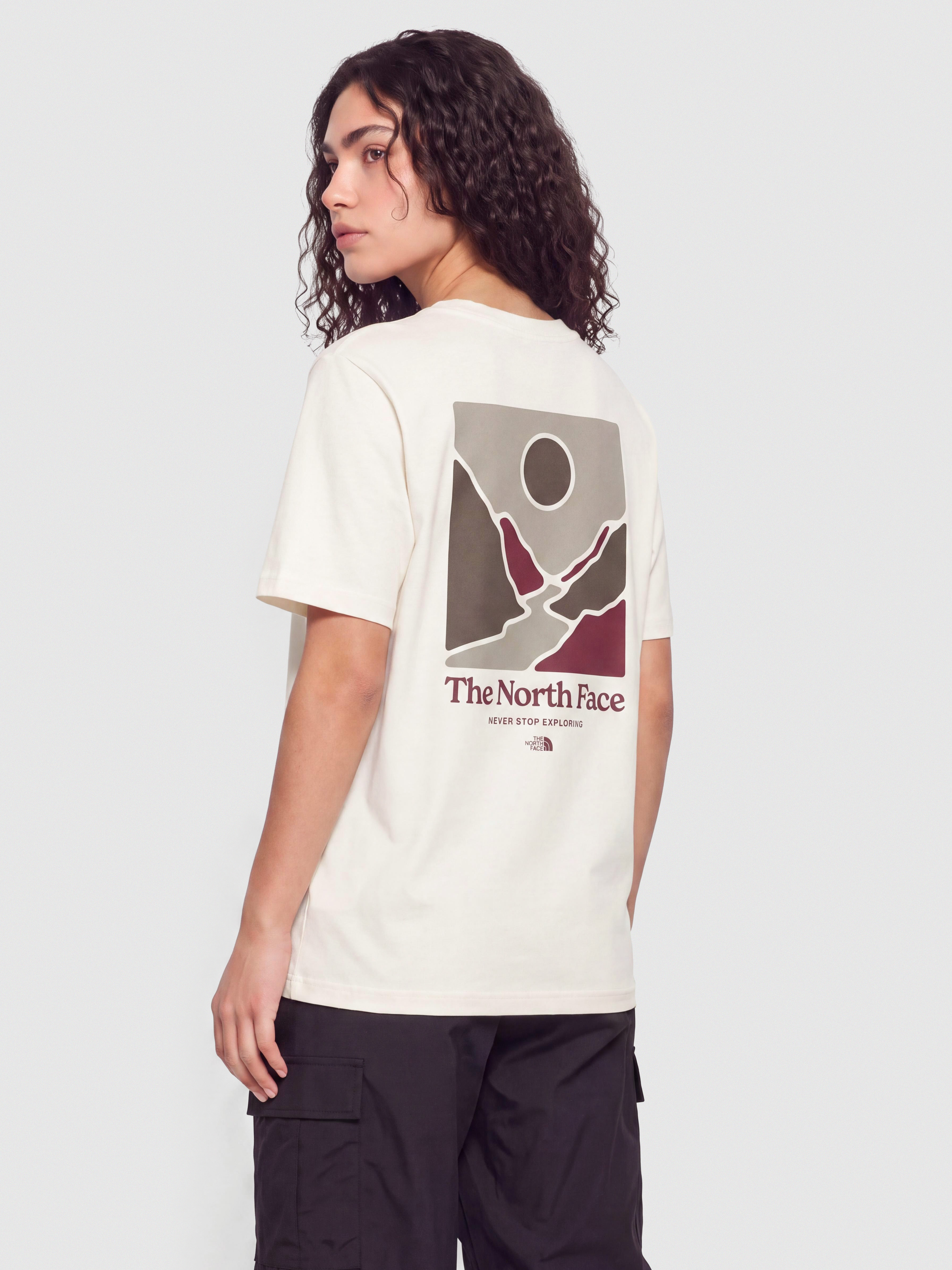 Tričko The North Face Monte Regular Wmn (white dune)