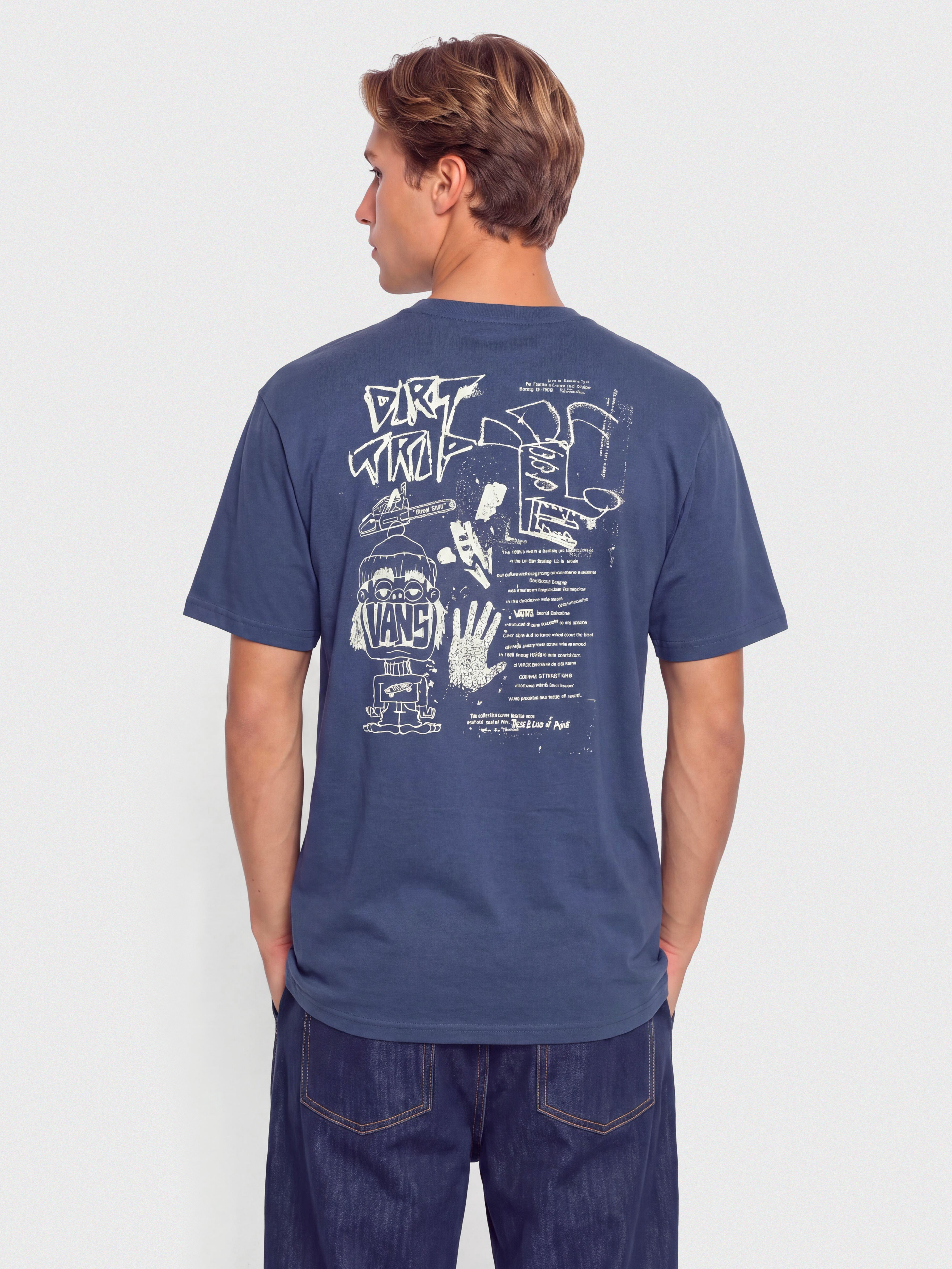 Tričko Vans Dirt Trip (true navy)