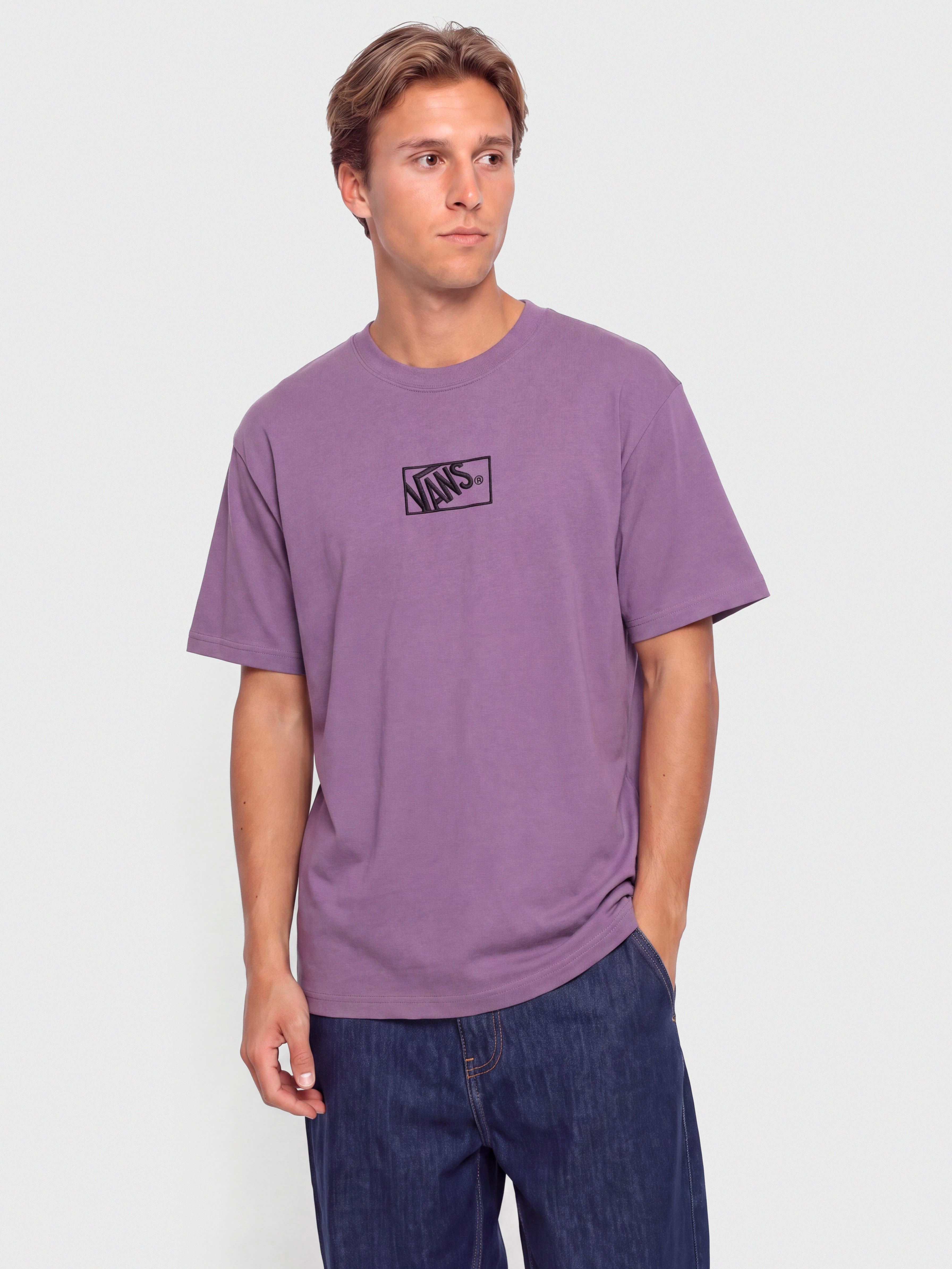 Tričko Vans Blocked Box Loose (prism purple)