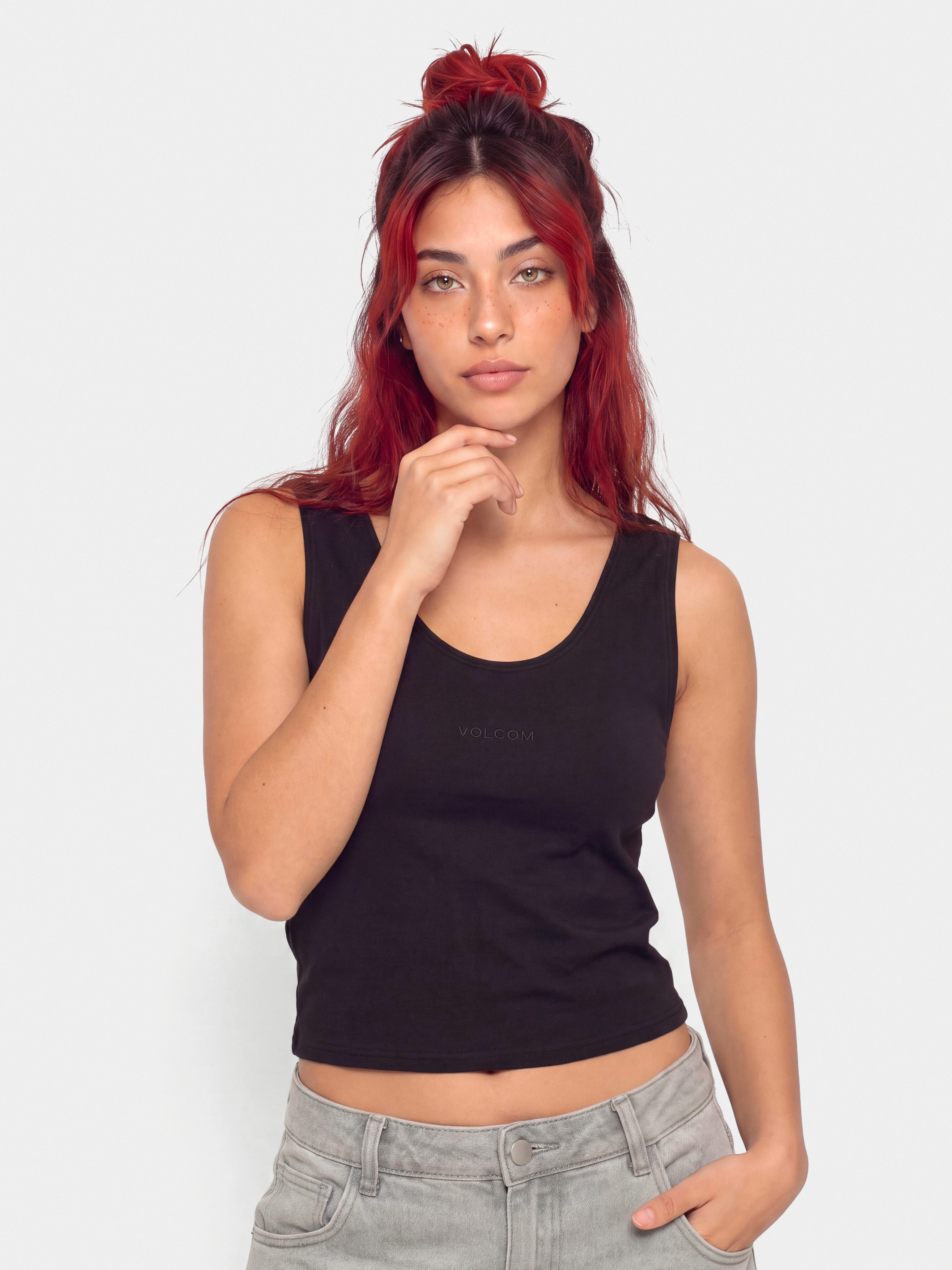 Tričko Volcom stone Wmn (black)