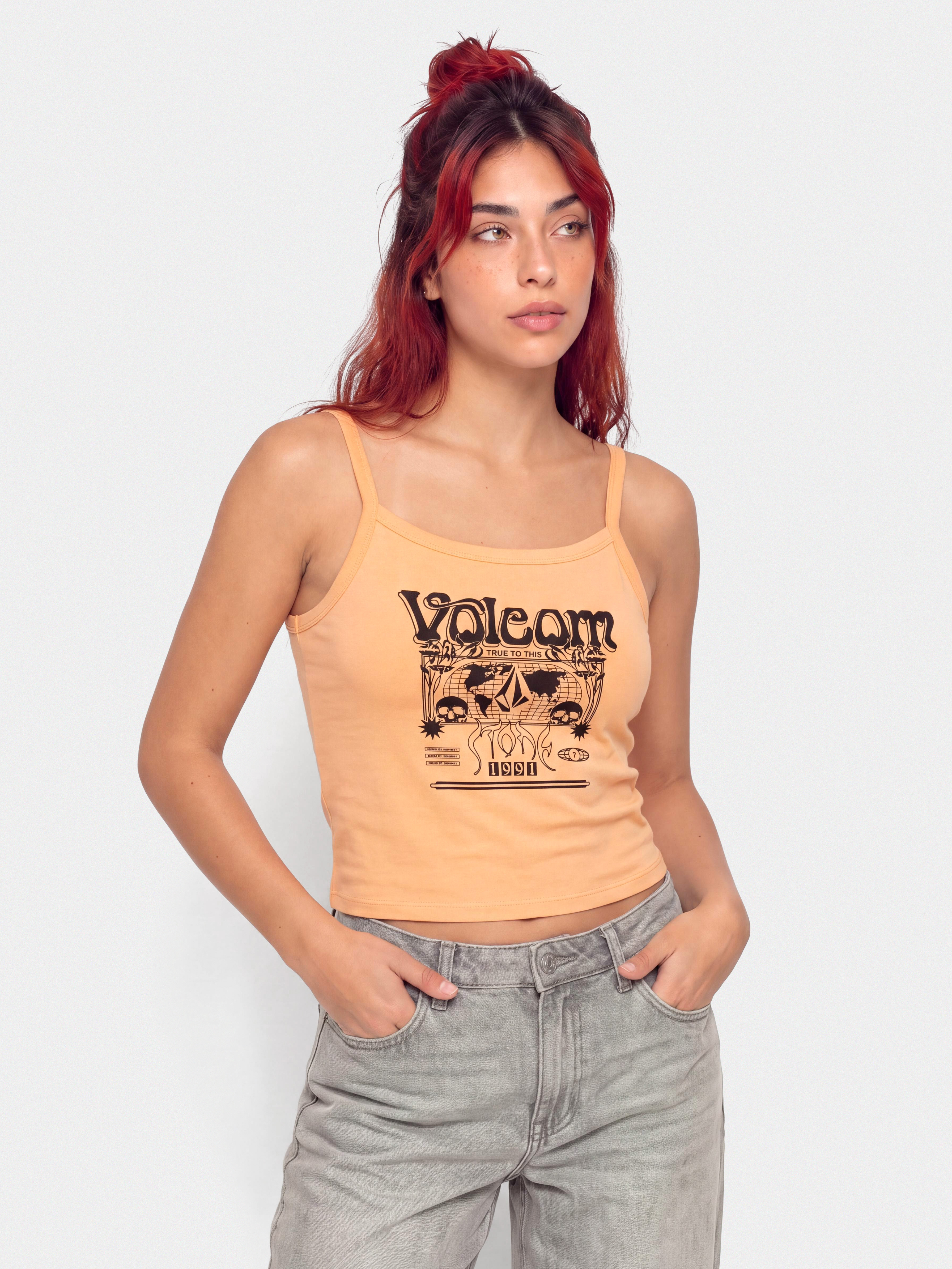 Triu010dko Volcom 1991 Strappy Wmn (pale peach)