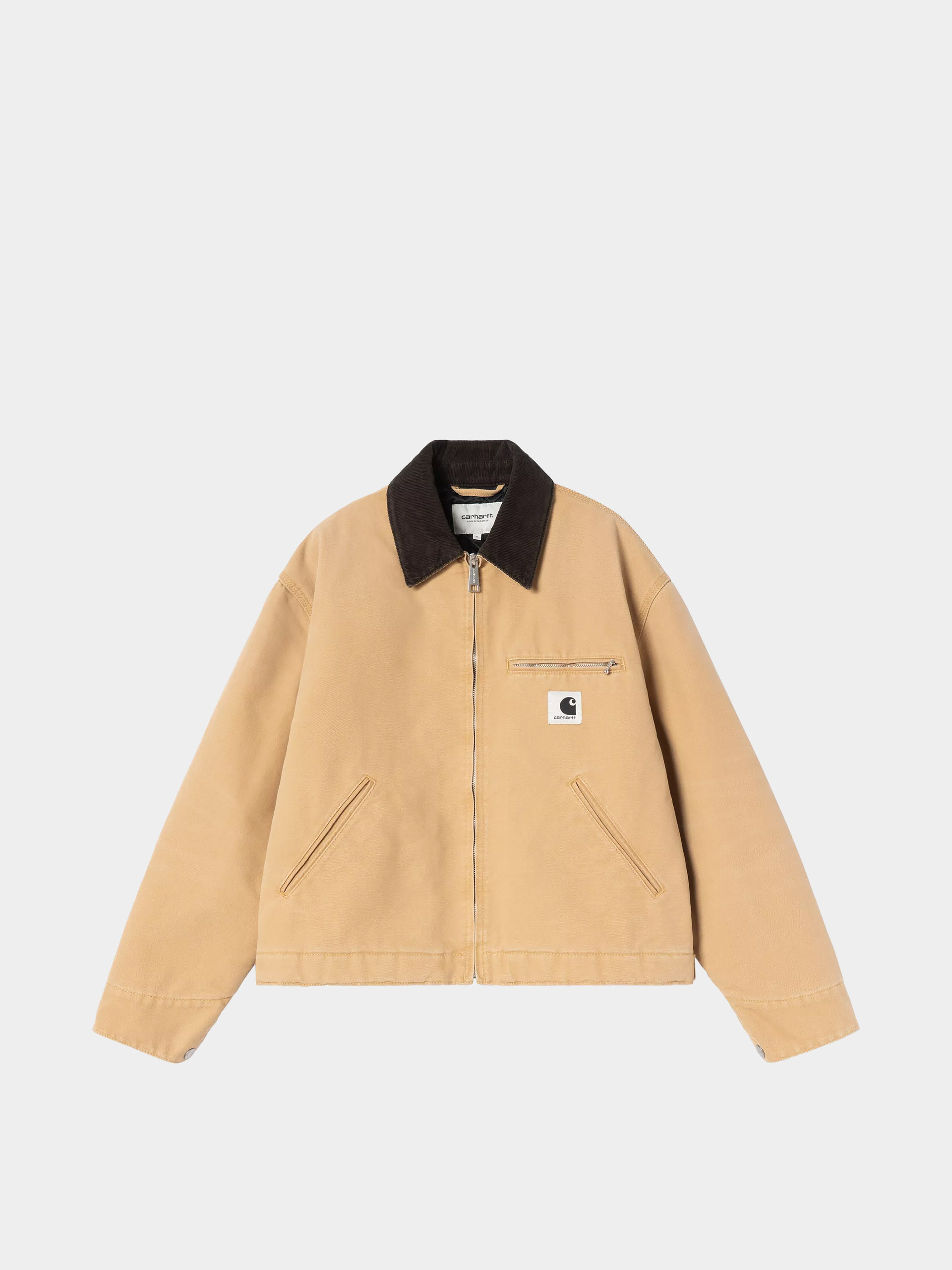 Bunda Carhartt WIP OG Detroit Wmn (wip dusty h/tobacco/stone canvas)