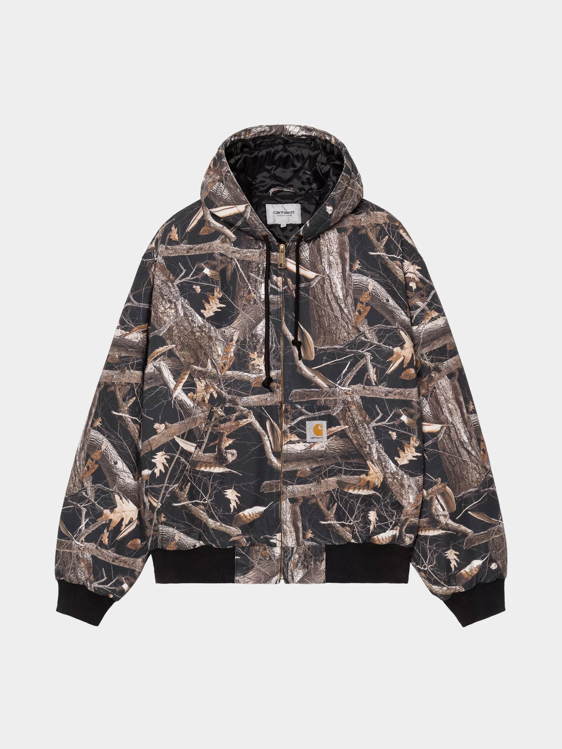 Bunda Carhartt WIP OG Active (camo feather tree black/heavy stone wash)