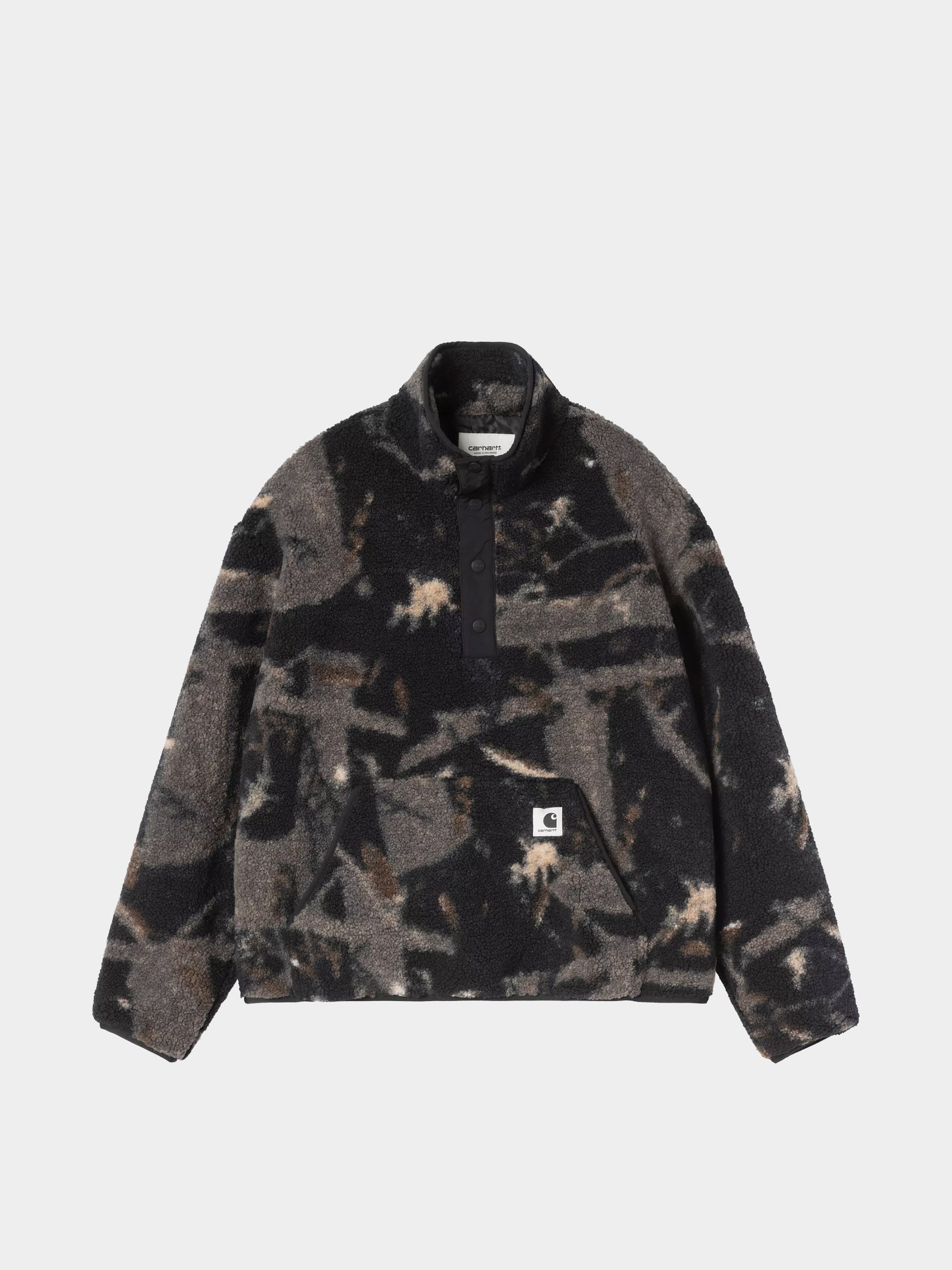 Dámsky Flísová mikina Carhartt WIP Elliot (camo feather tree black/black)