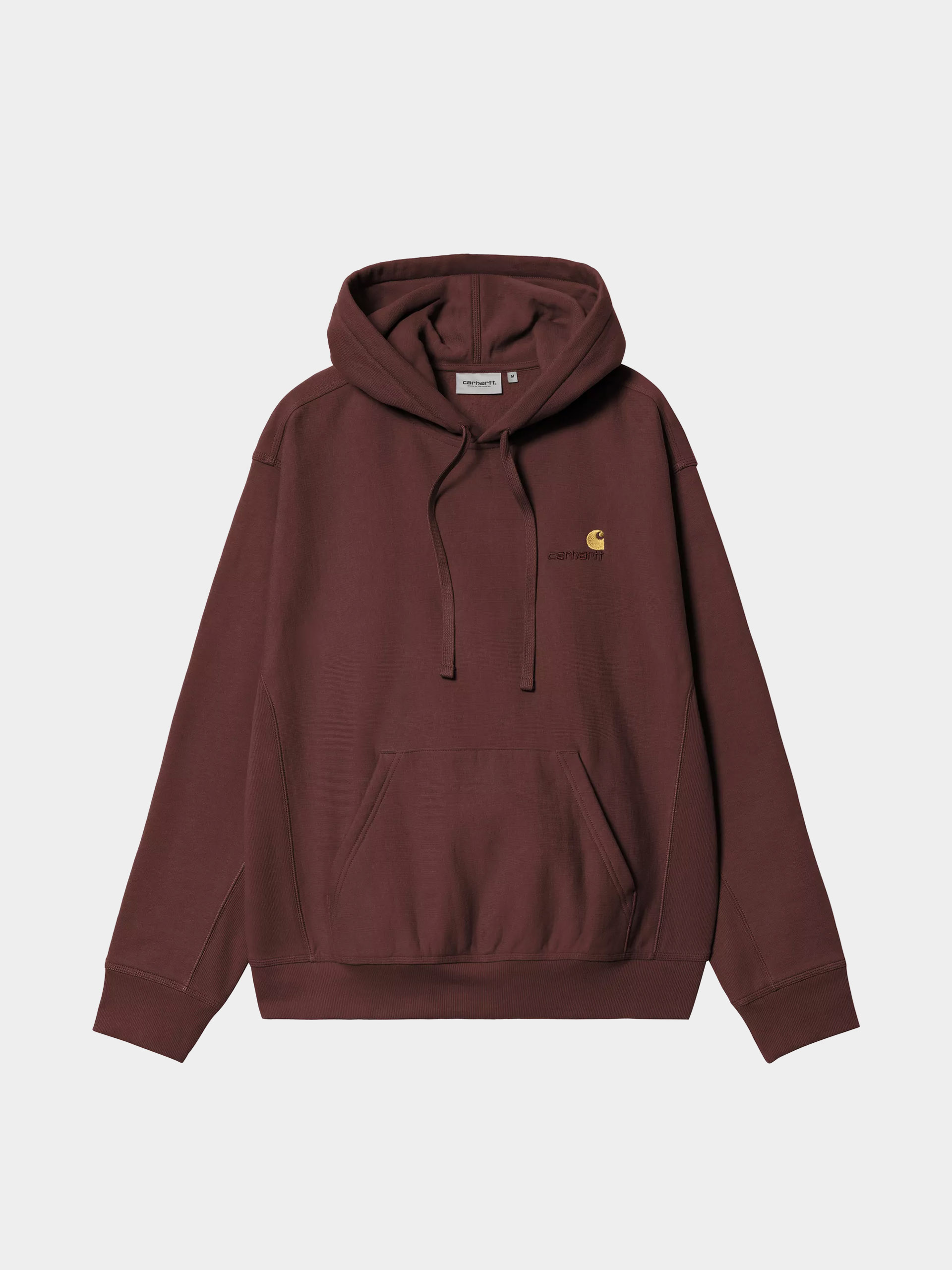 Mikina s kapucu0148ou Carhartt WIP American Script HD (amarone)
