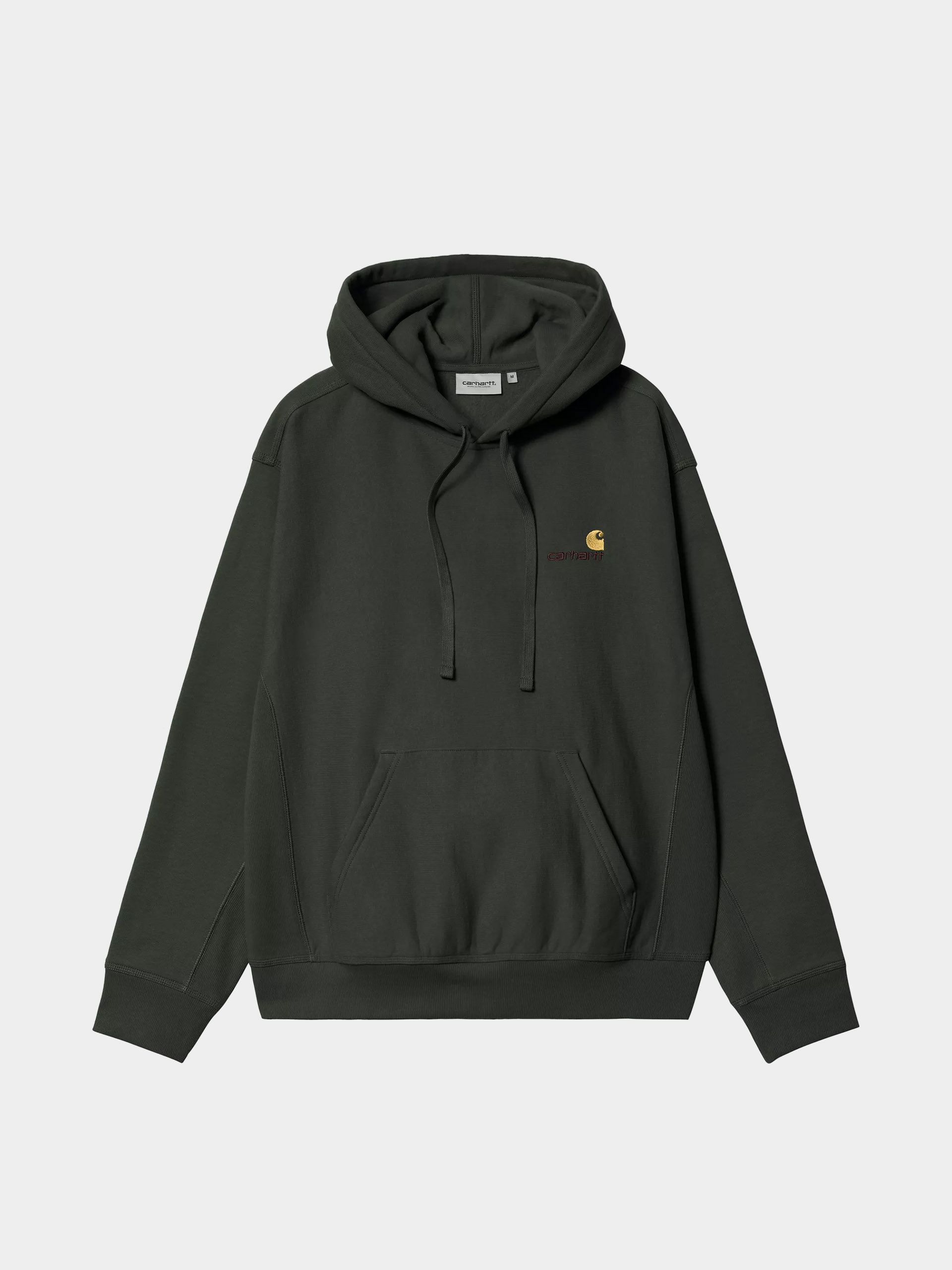 Mikina s kapucňou Carhartt WIP American Script HD (raven)