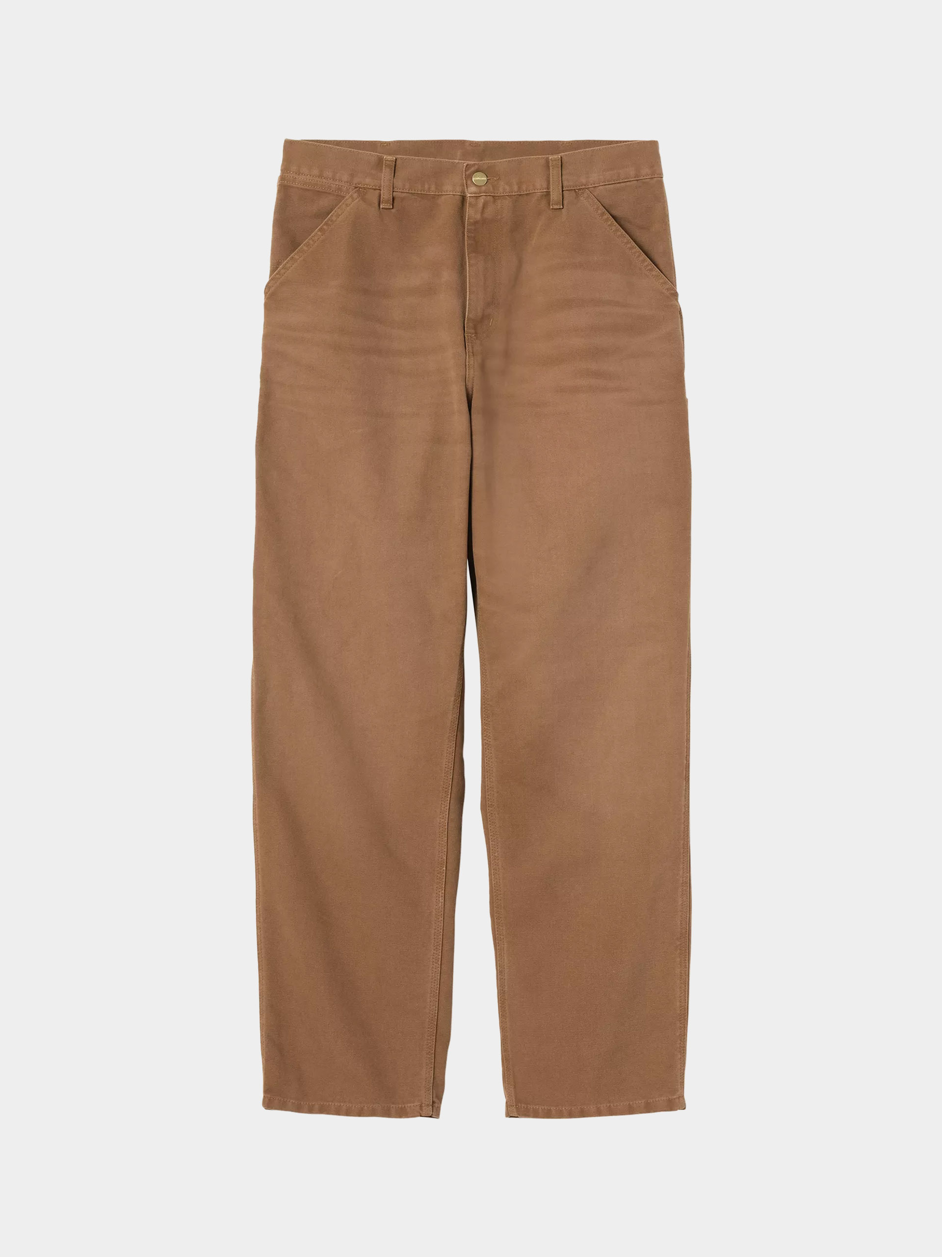 Nohavice Carhartt WIP Single Knee (wip h brown/stone canvas)