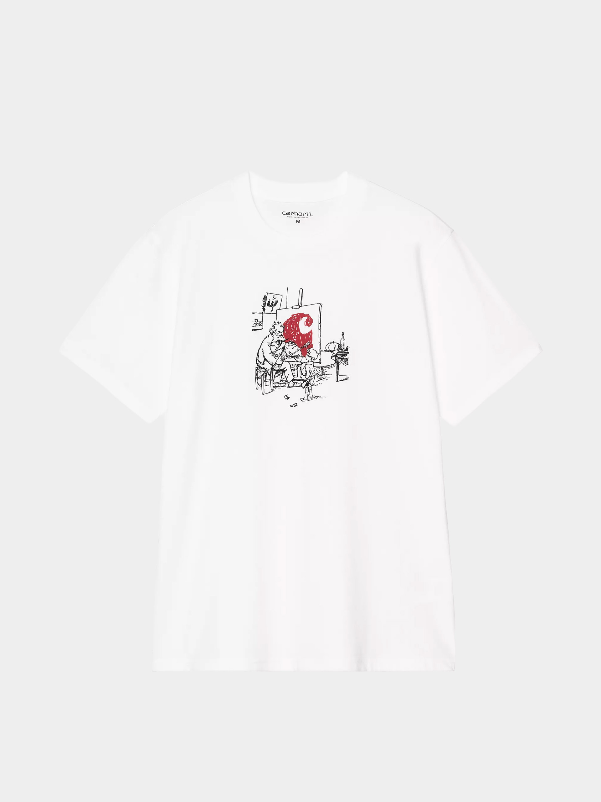 Tričko Carhartt WIP Old Painter (white)