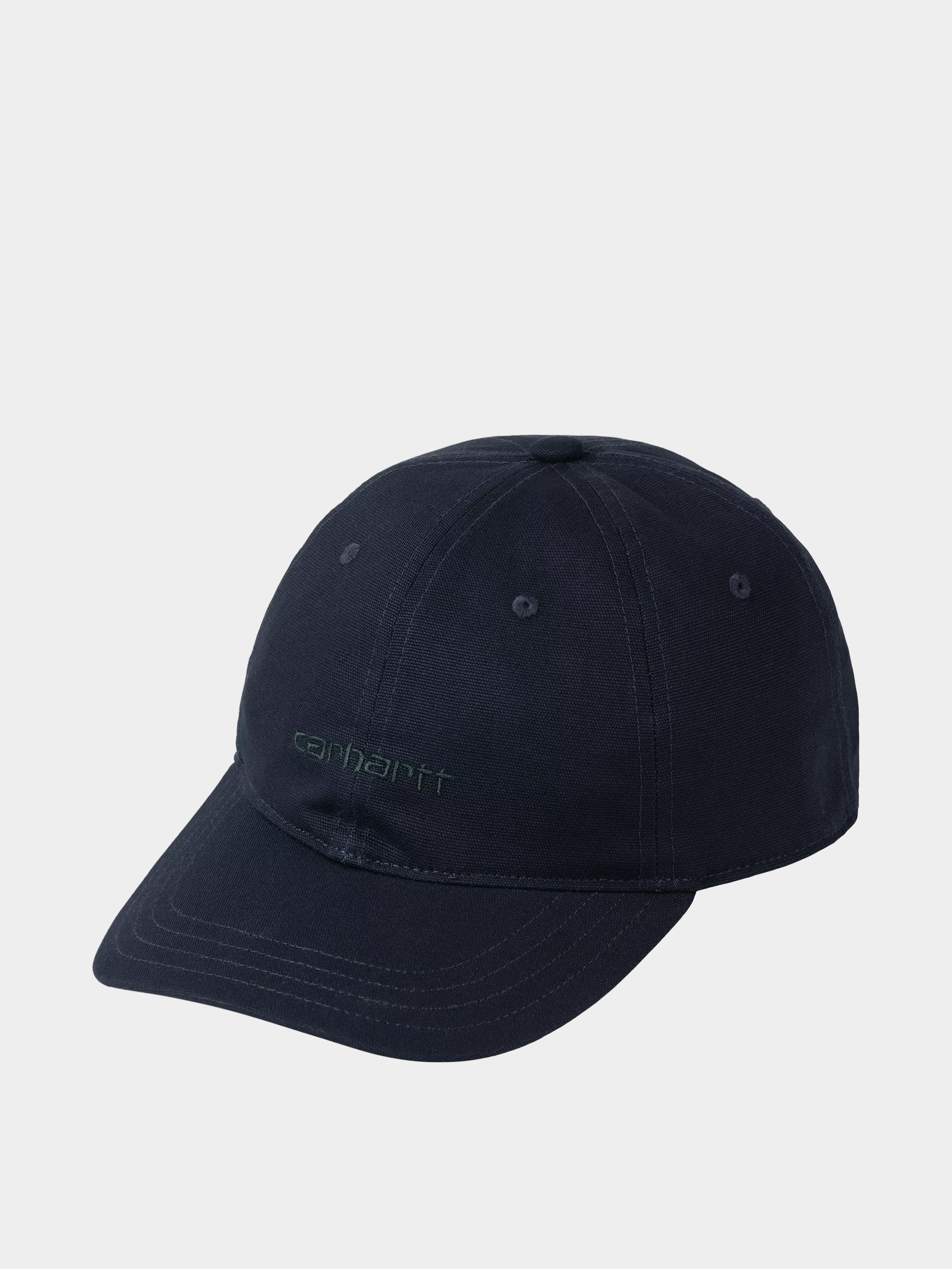 Šiltovka Carhartt WIP Canvas Script (dark navy/dark scarab)