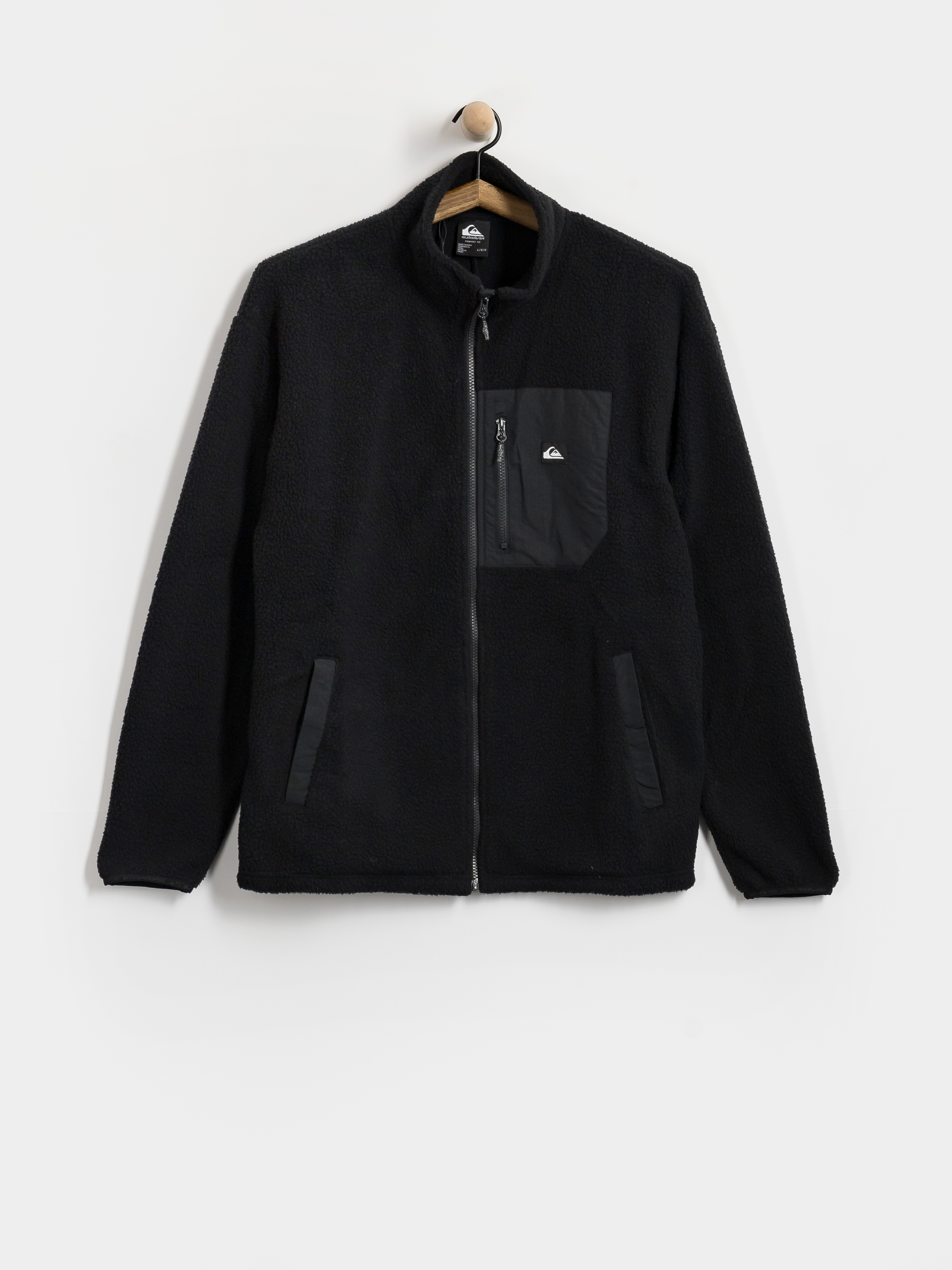 Pánsky Flísová mikina Quiksilver Clean Coast Fz (black)