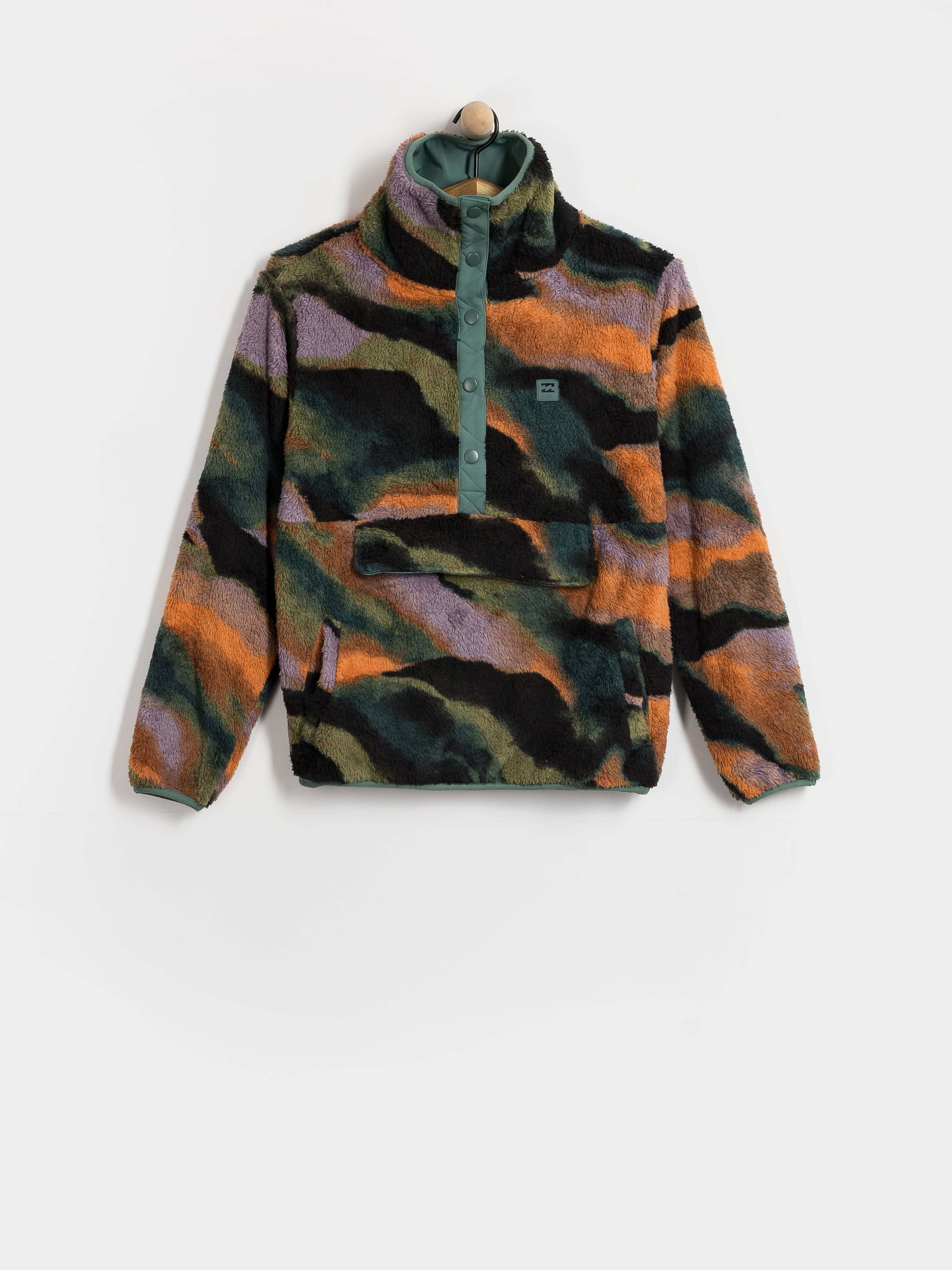 Flísová mikina Billabong Switchback Pullover Wmn (black multi)