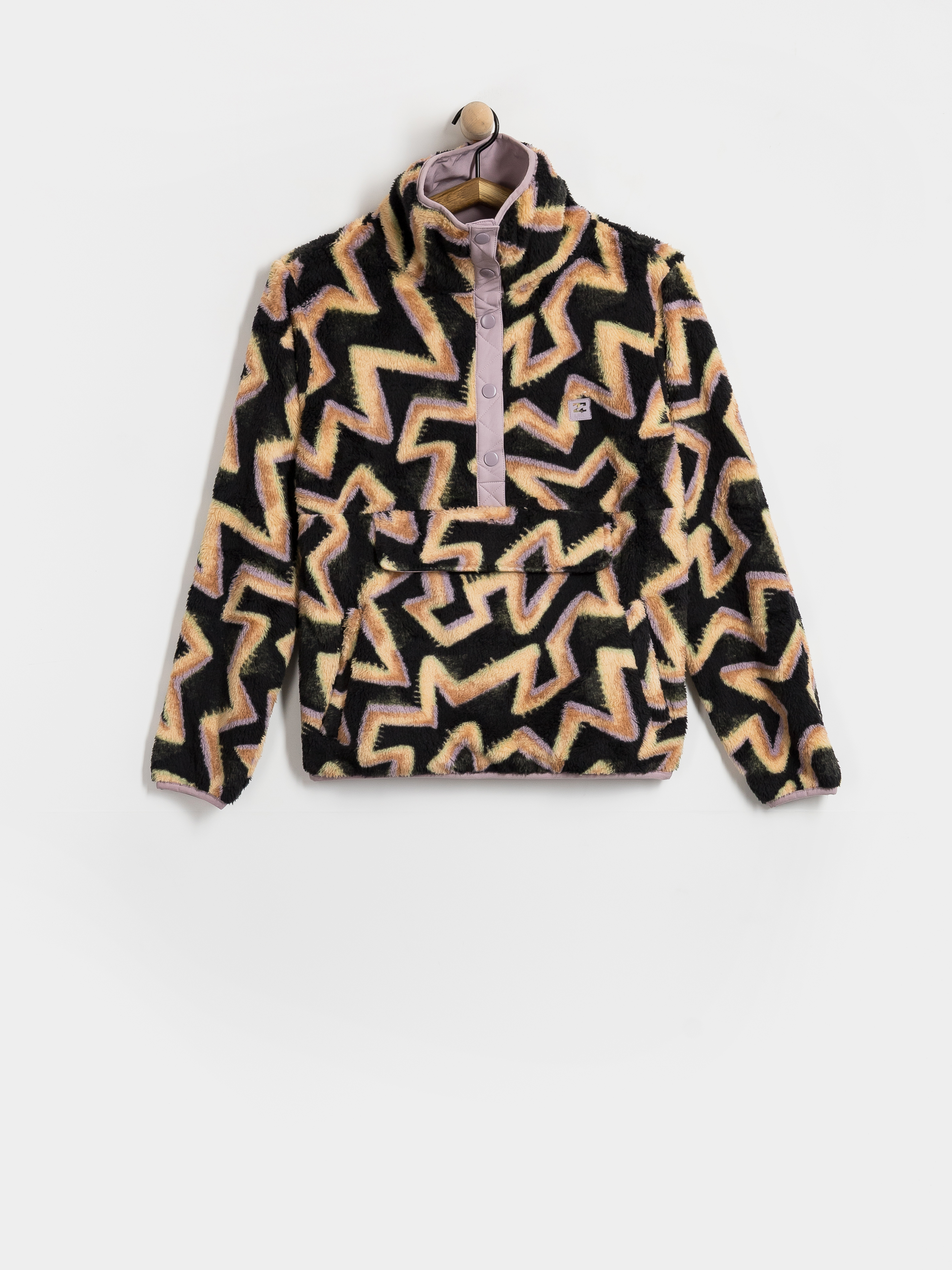 Flísová mikina Billabong Switchback Pullover Wmn (black sands)