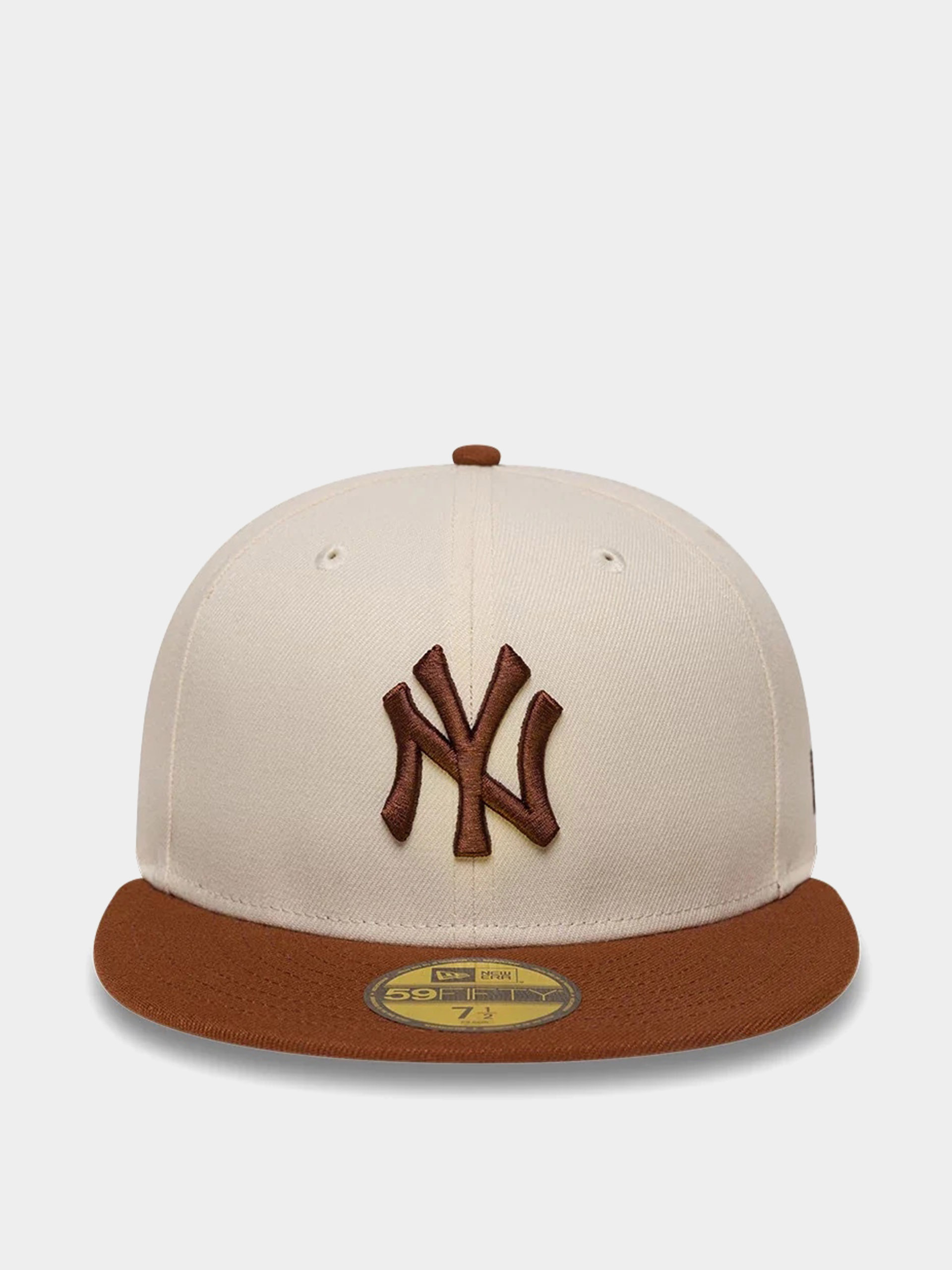 Šiltovka New Era Colour Block League Essential 59Fifty New York Yankees (light cream/brown)