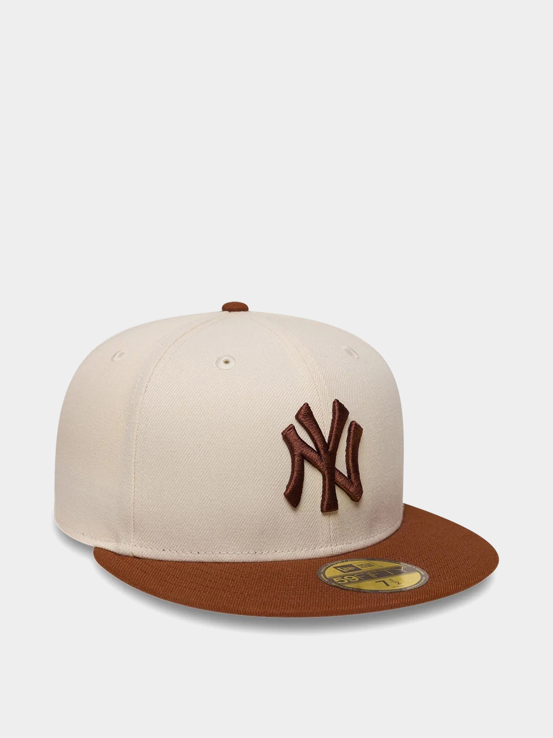 Šiltovka New Era Colour Block League Essential 59Fifty New York Yankees (light cream/brown)