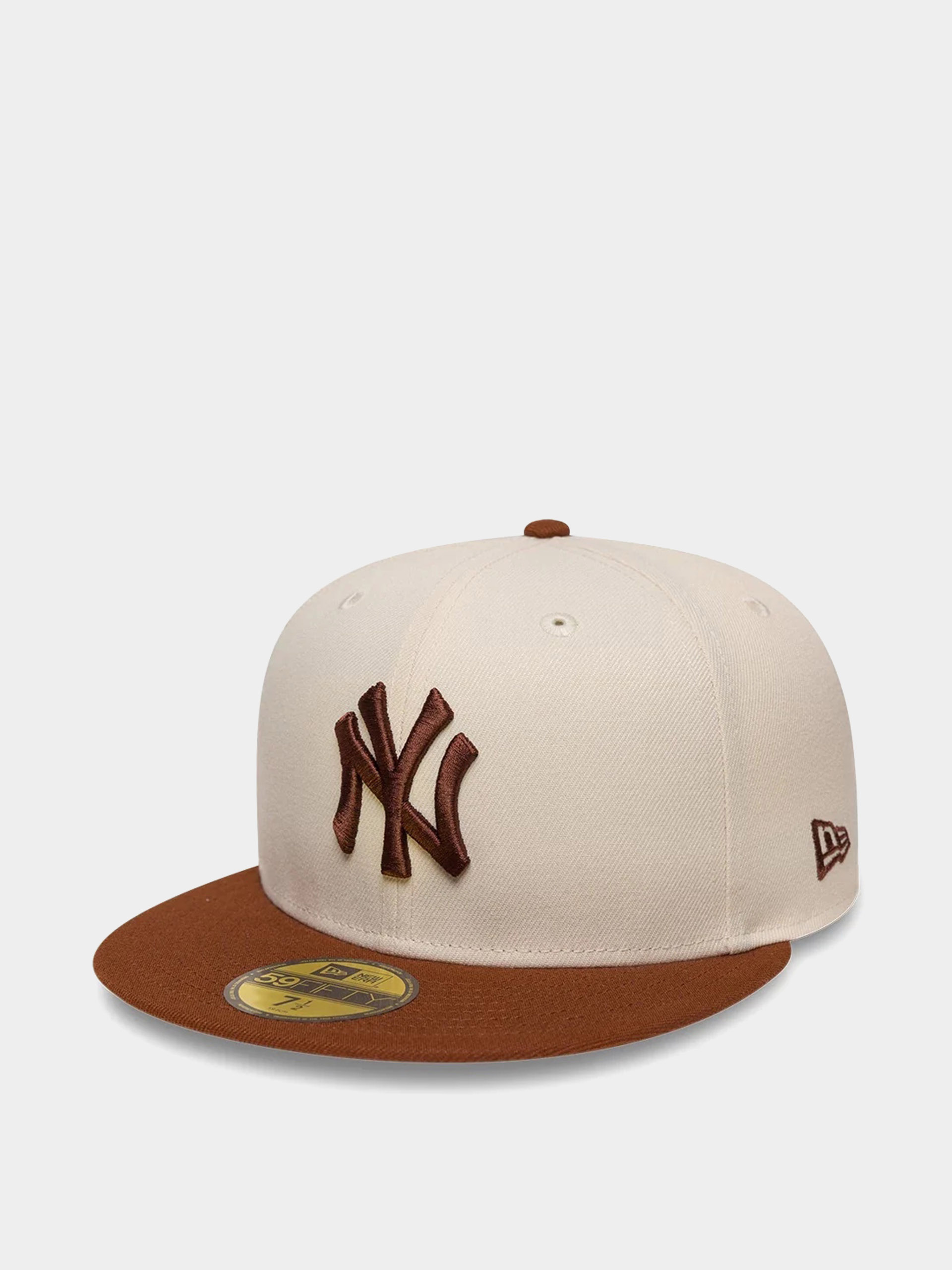Šiltovka New Era Colour Block League Essential 59Fifty New York Yankees (light cream/brown)