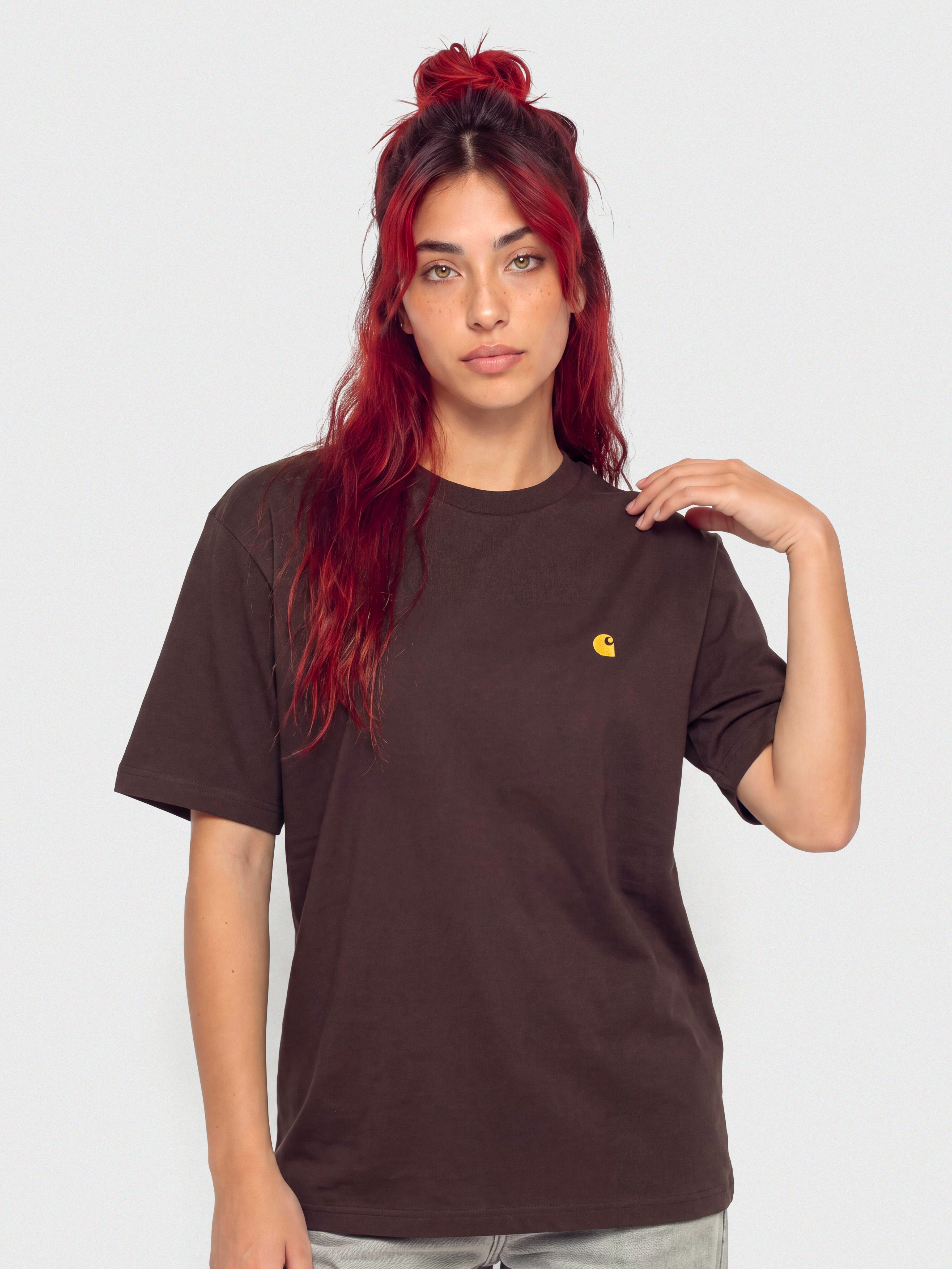 Triu010dko Carhartt WIP Chase Wmn (palisander/gold)