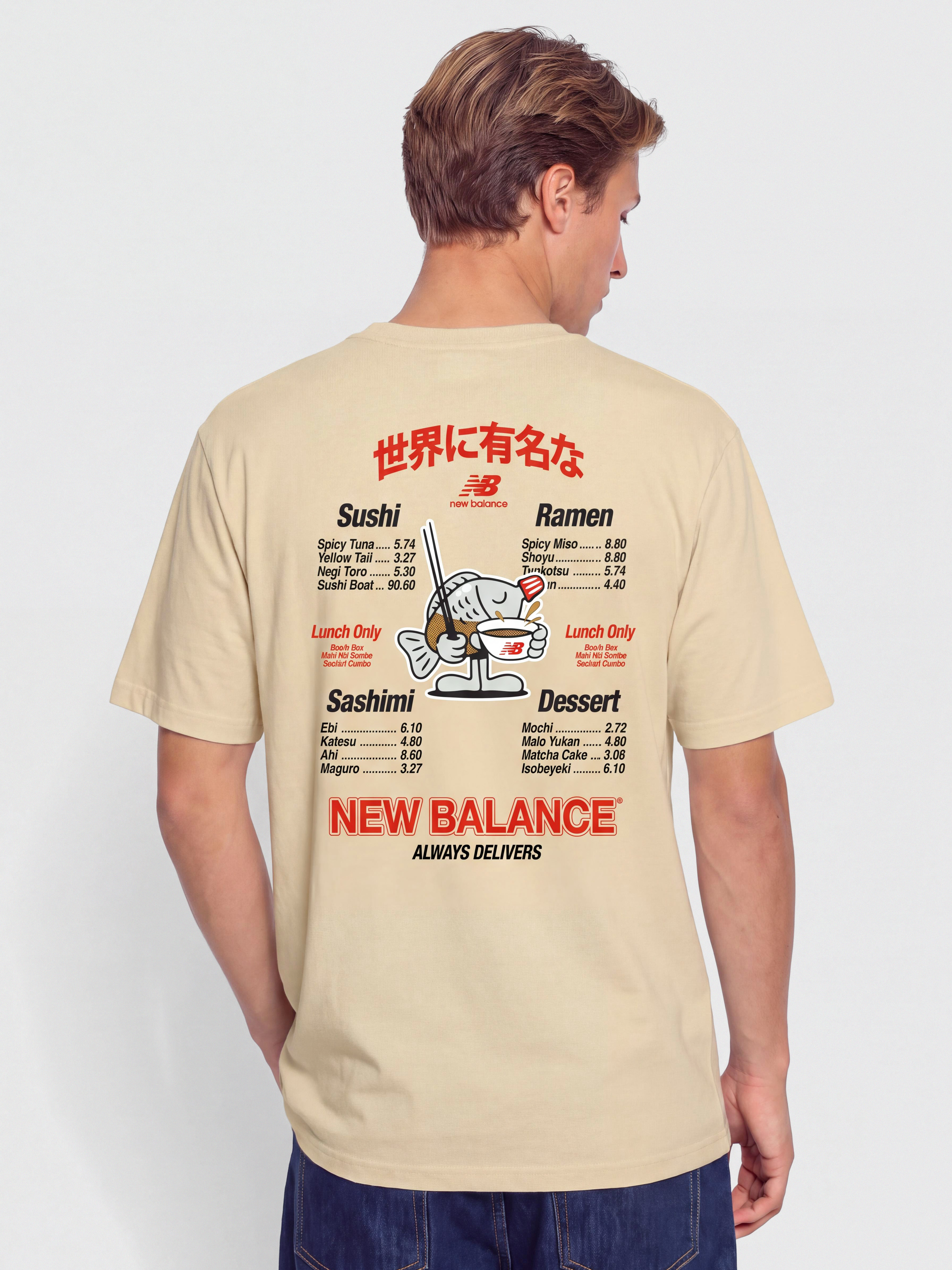 Tričko New Balance Ramen (toasted sesame)