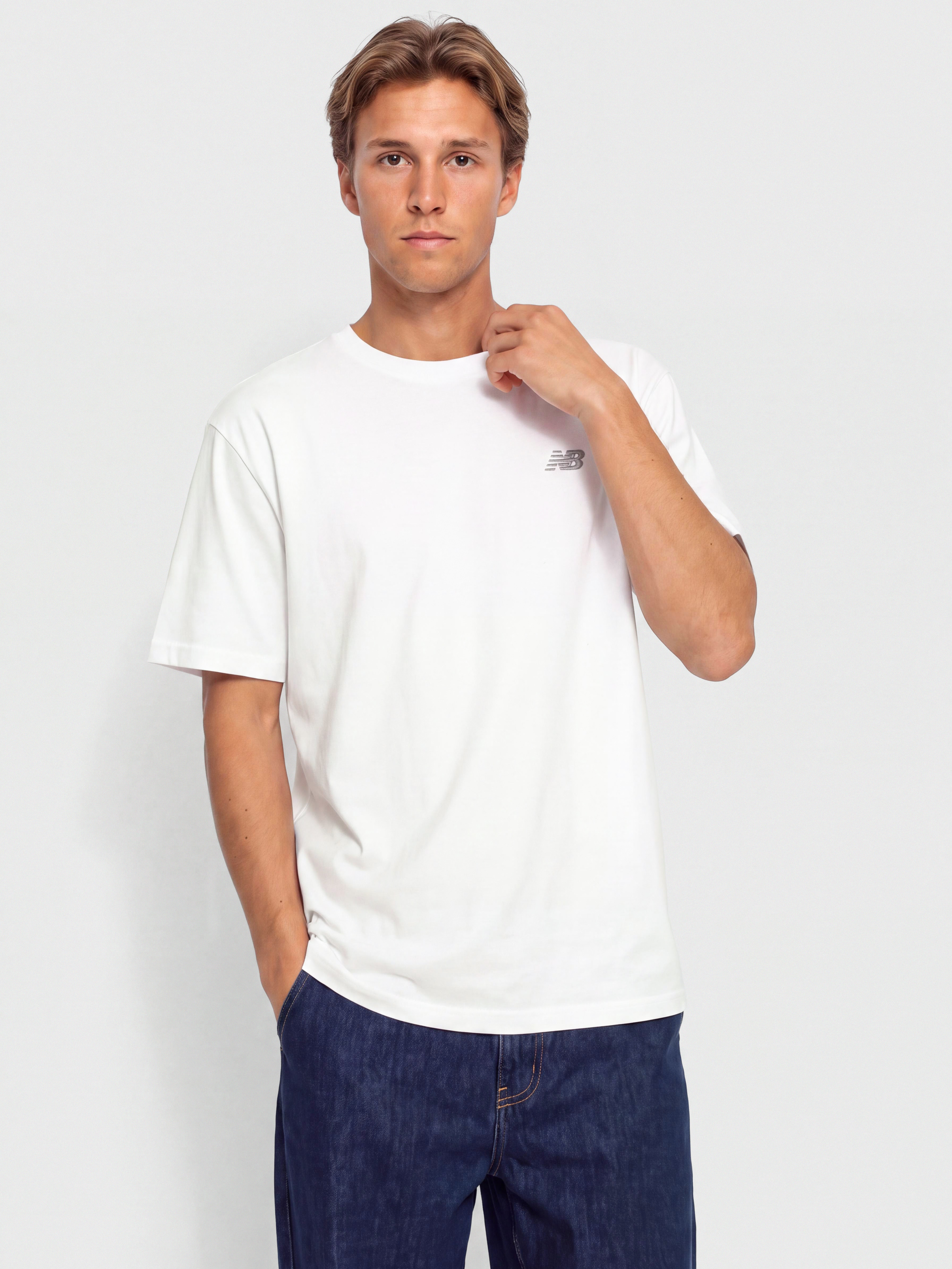 Tričko New Balance Small Logo (white)