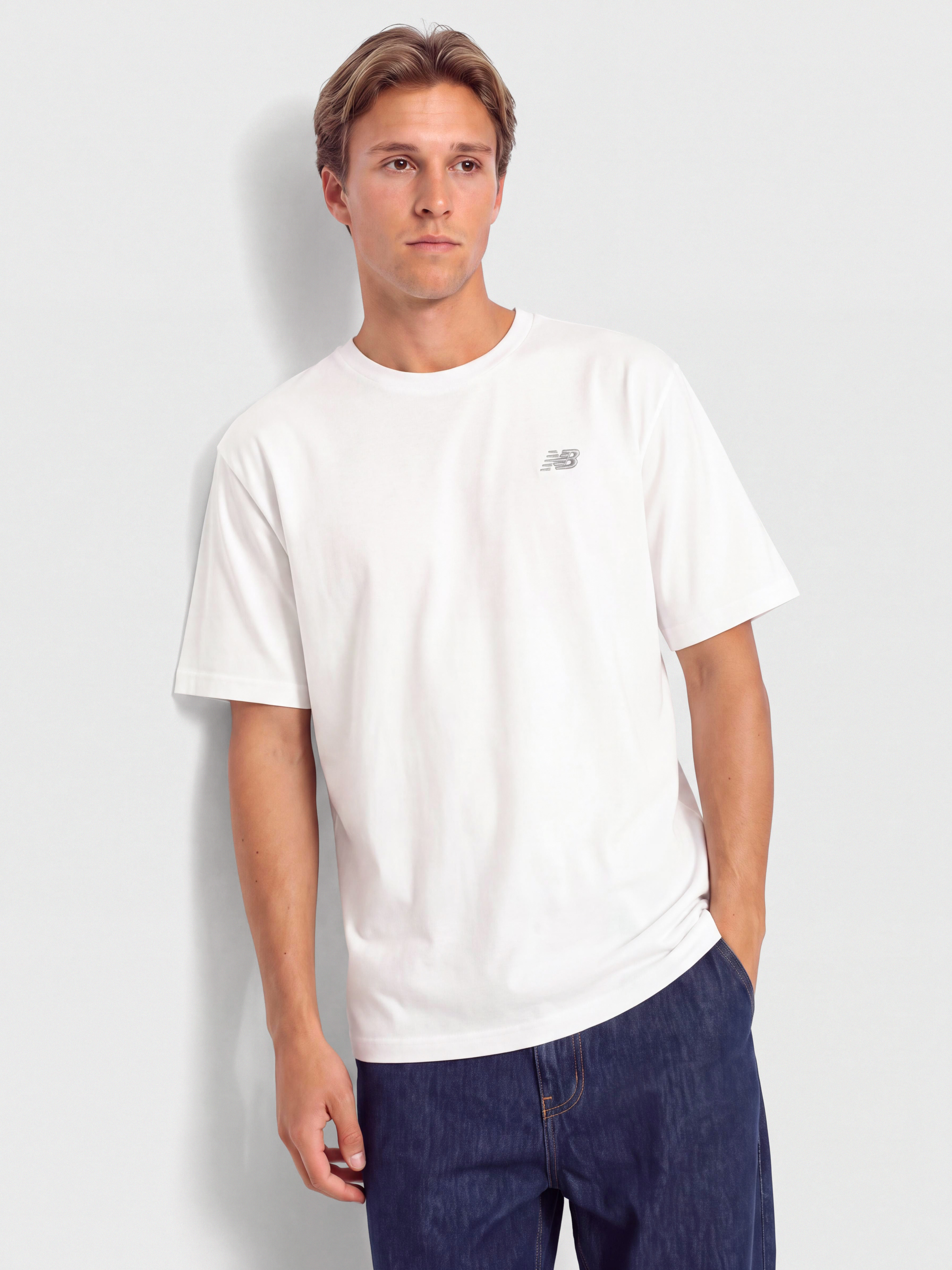 Tričko New Balance Small Logo (white)