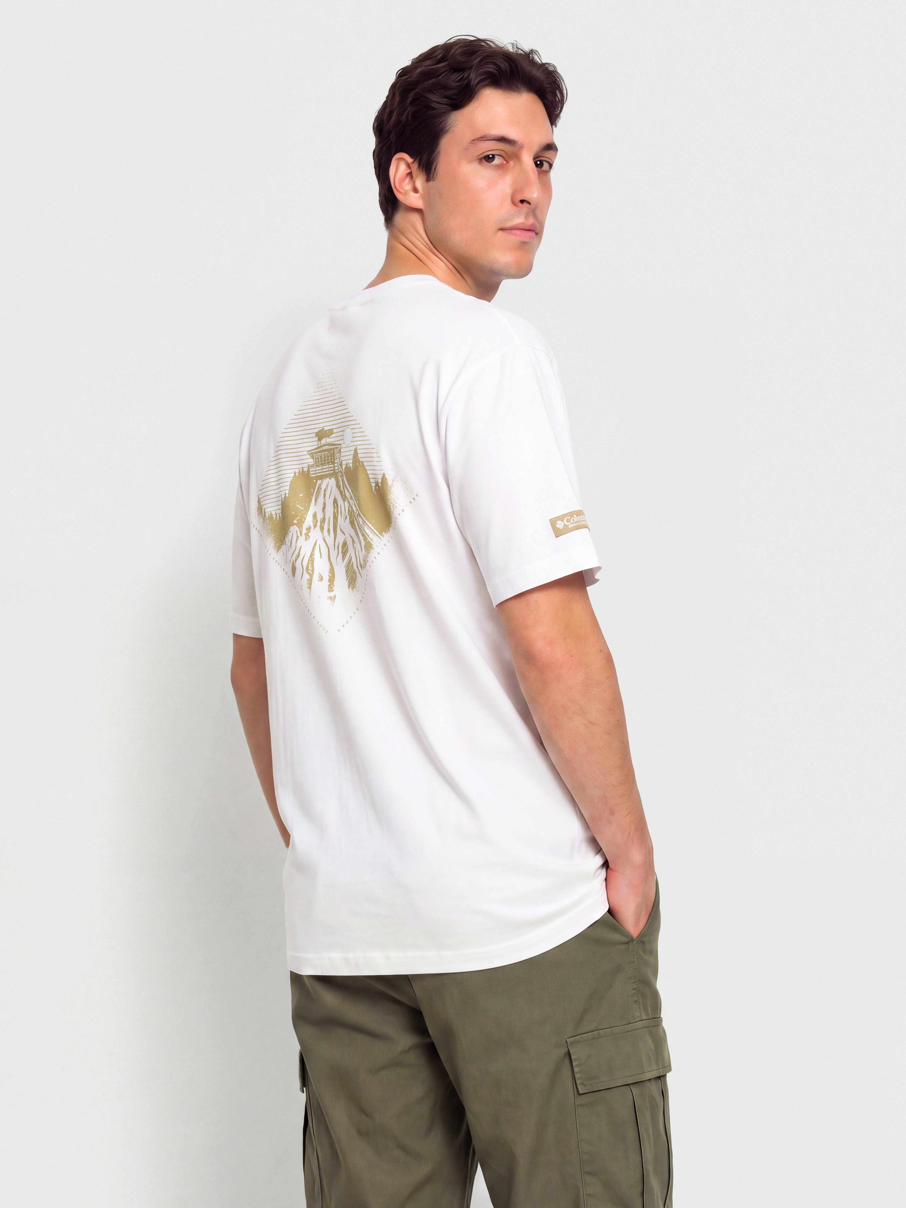Tričko Columbia CSC Heavyweight Back Graphic (white/heritage)